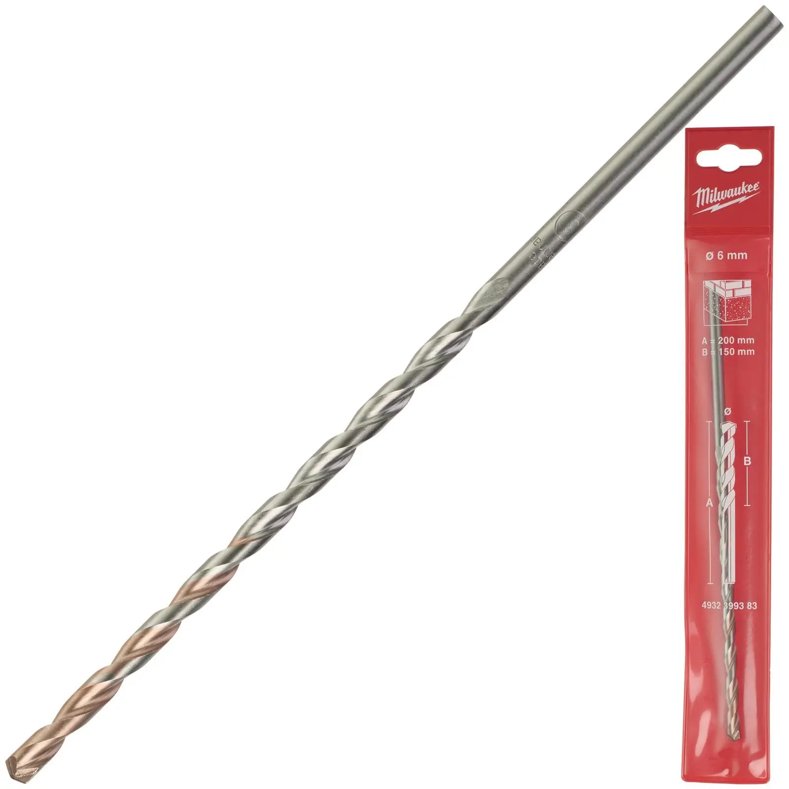 Milwaukee Concrete Masonry Drill Bits Round Shank - Image 88