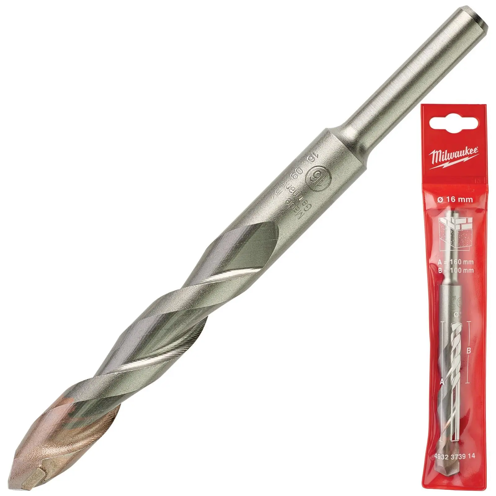 Milwaukee Concrete Masonry Drill Bits Round Shank - Image 91