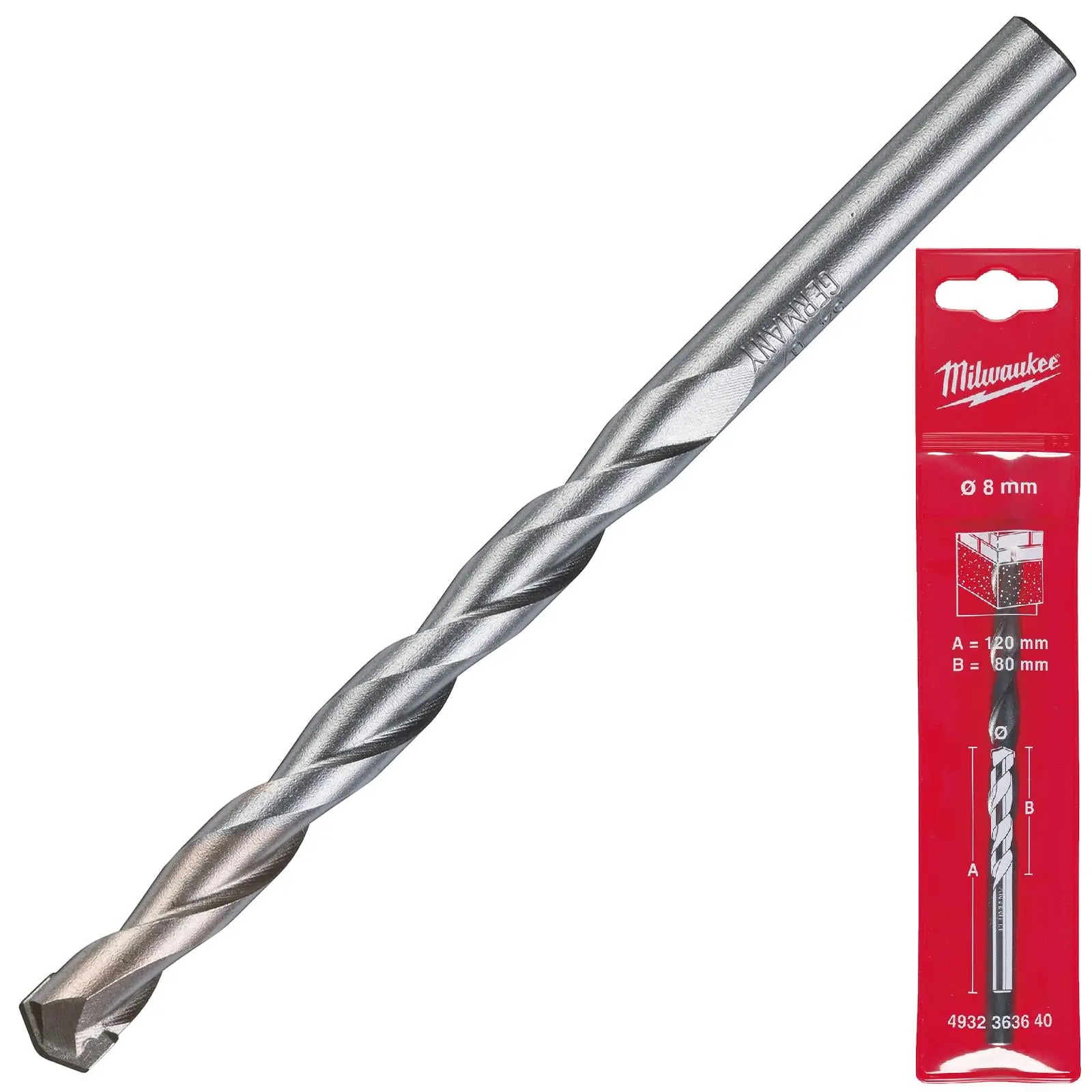 Milwaukee Concrete Masonry Drill Bits Round Shank - Image 97