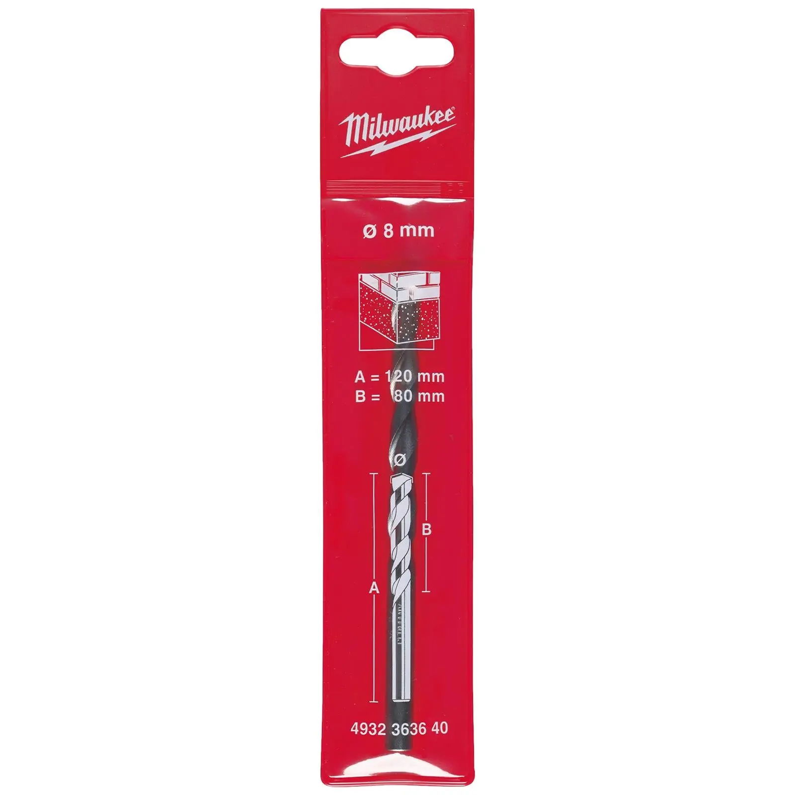 Milwaukee Concrete Masonry Drill Bits Round Shank - Image 98
