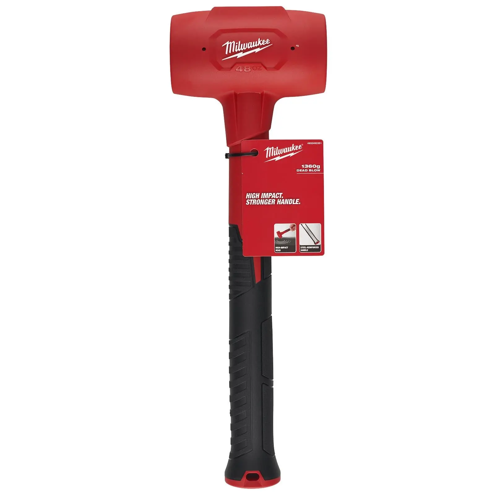 Milwaukee Dead Blow Hammer 1360g 48oz - Image 2