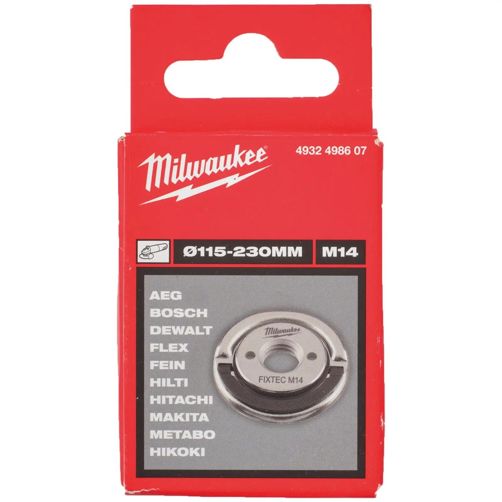 Milwaukee FIXTEC Nut M14 Universal for Angle Grinders Gen II - Image 2