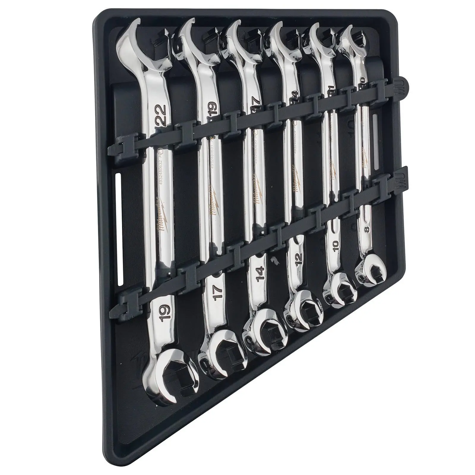 Milwaukee Flare Nut Brake Pipe Spanner Set 6 Piece Metric 8-22mm - Image 4