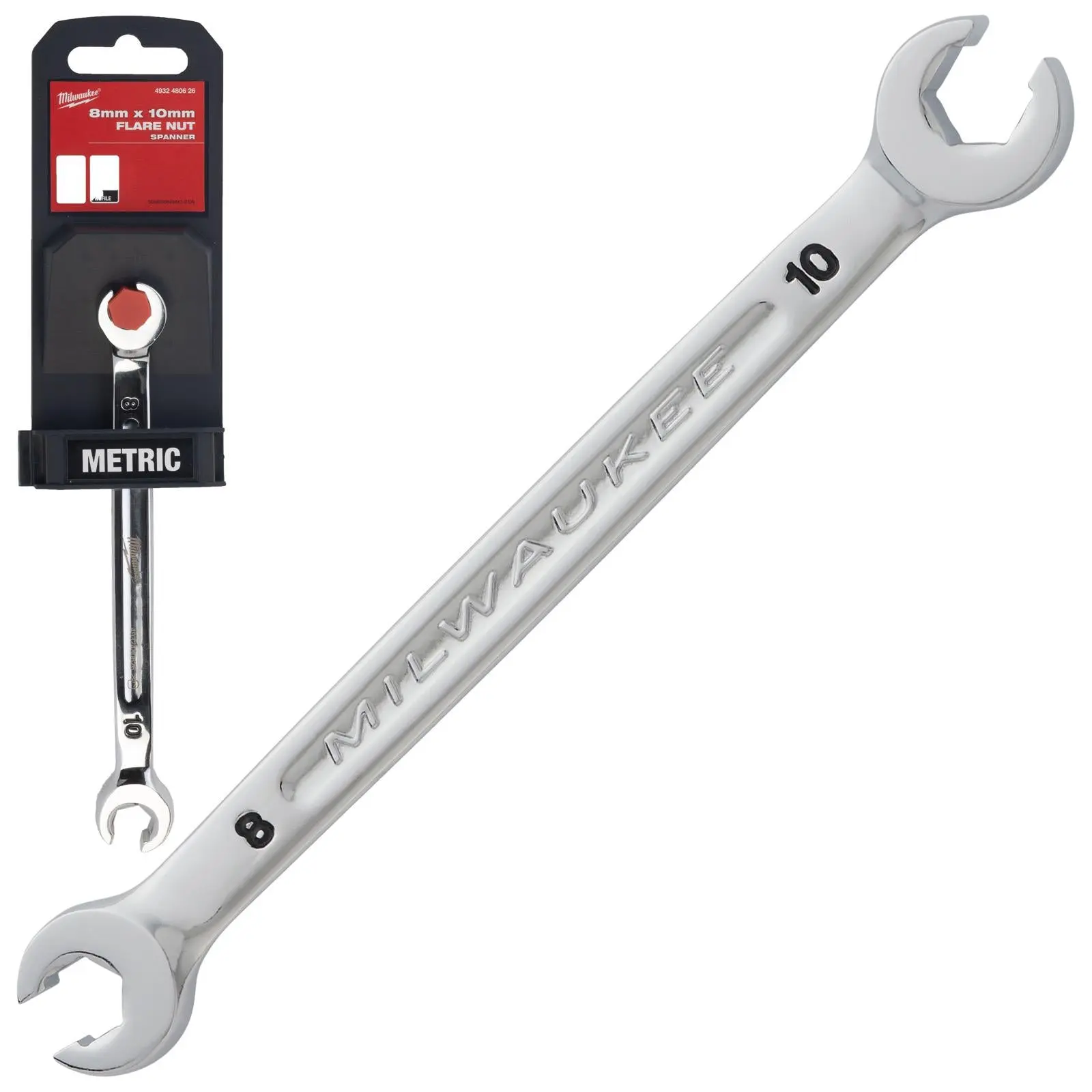 Milwaukee Flare Nut Brake Pipe Spanners Individual - Choose Size - Image 3