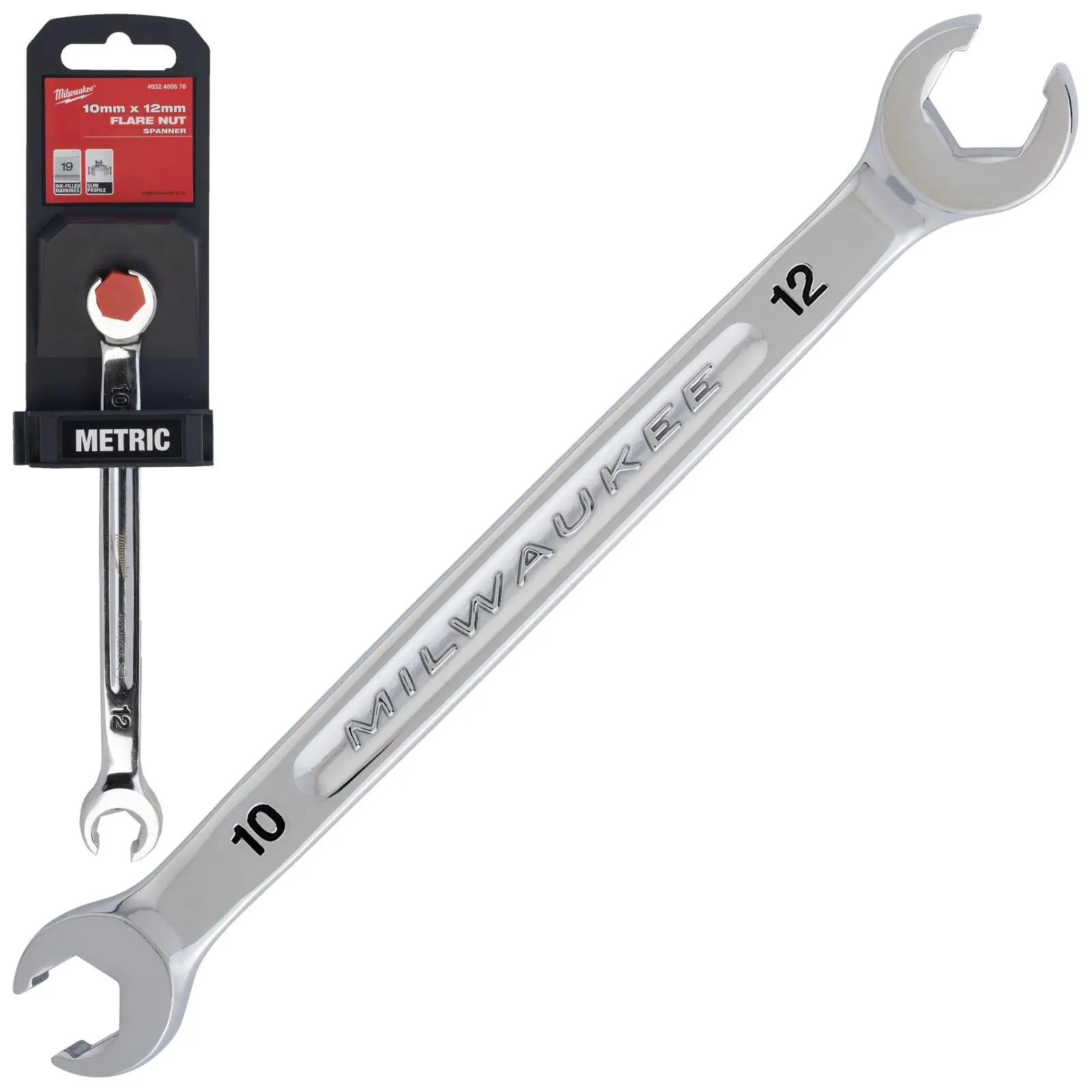 Milwaukee Flare Nut Brake Pipe Spanners Individual - Choose Size - Image 4