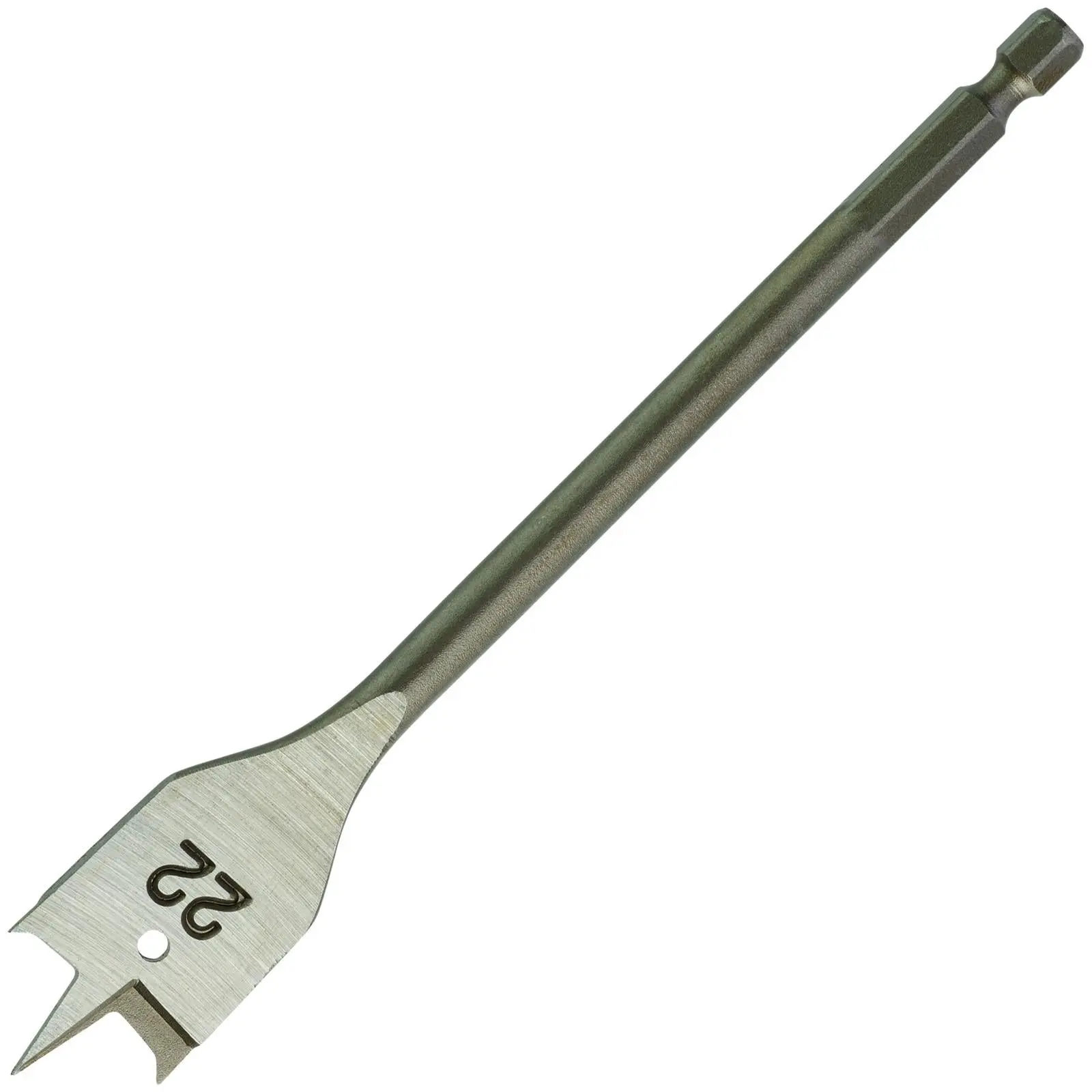Milwaukee Flat Wood Boring Drill Bits 152mm Length 1/4" Hex Shank - Image 15