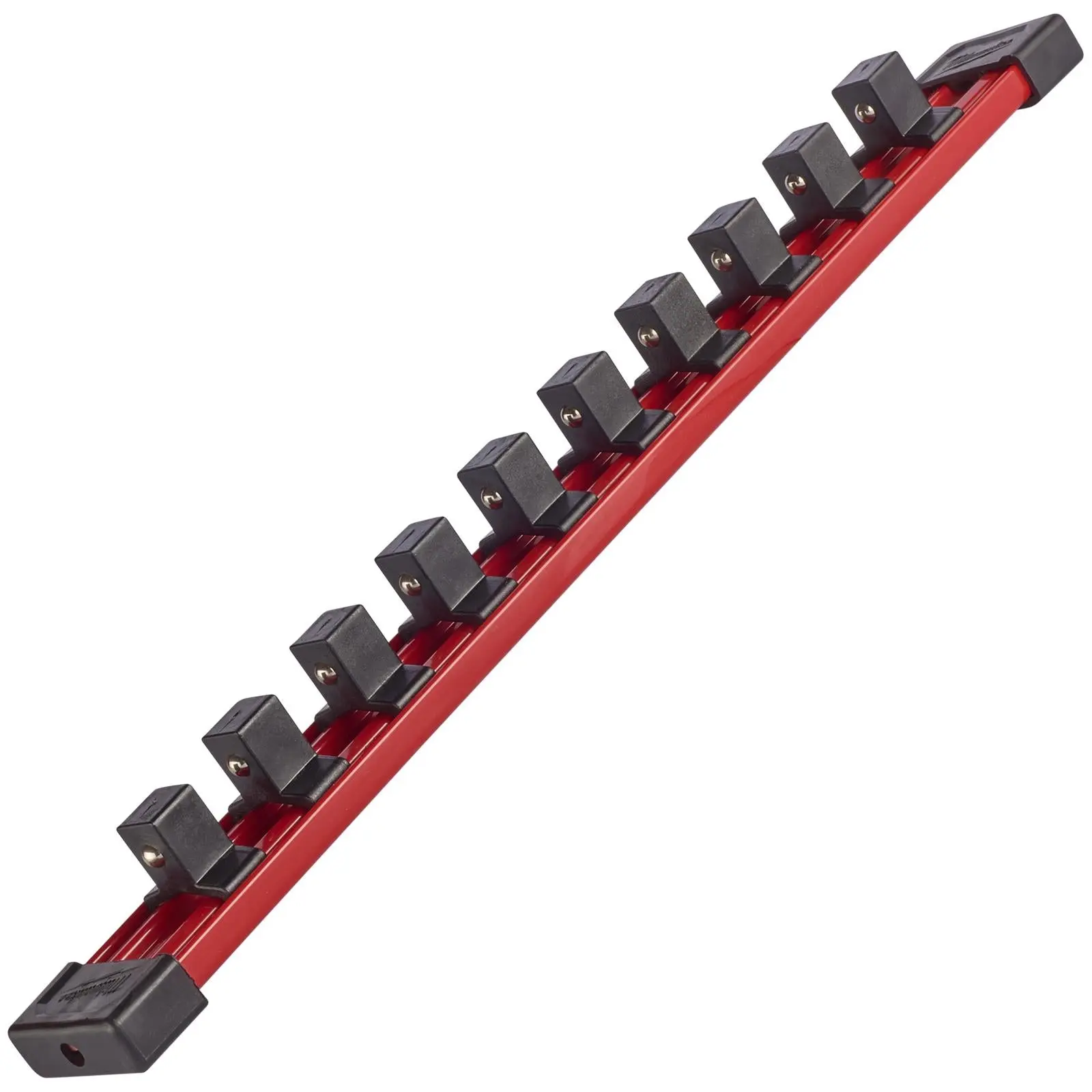 Milwaukee Impact Socket Rail 1/2" Drive 350mm with 10 Clips - Image 3