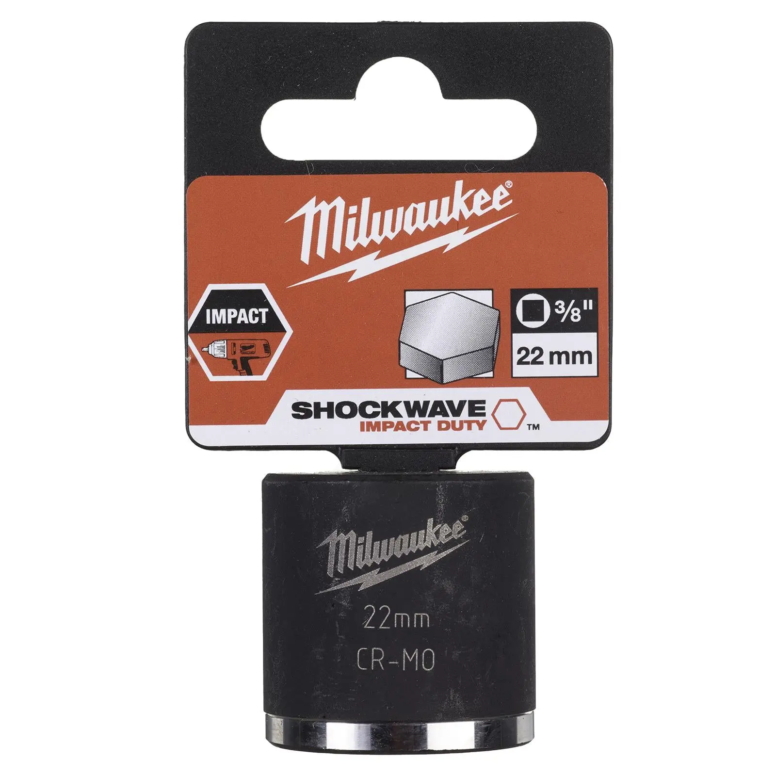 Milwaukee Impact Sockets 3/8" Drive Shockwave Impact Duty - Image 2