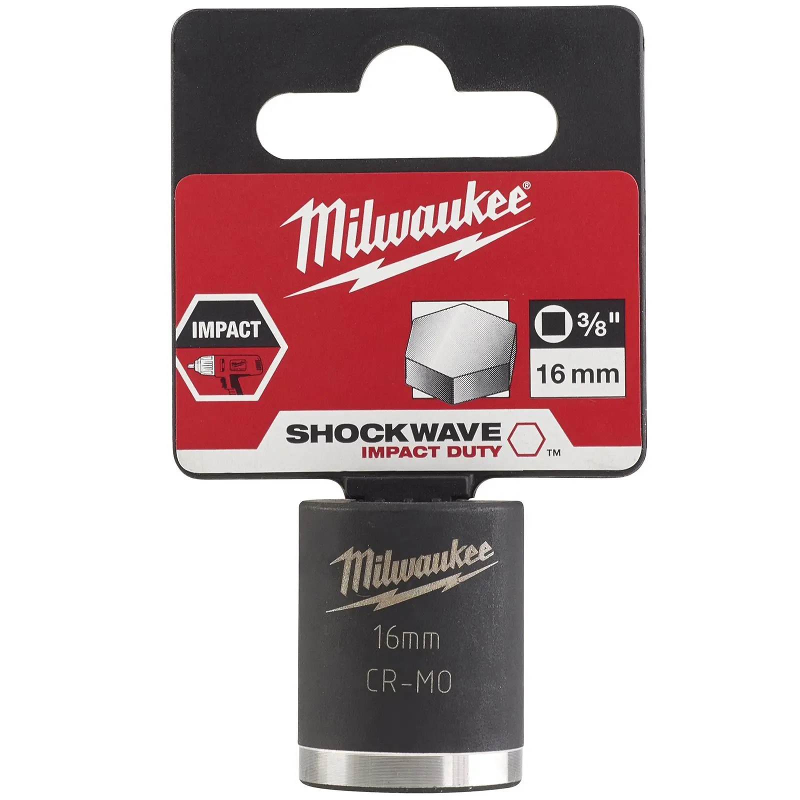 Milwaukee Impact Sockets 3/8" Drive Shockwave Impact Duty - Image 20
