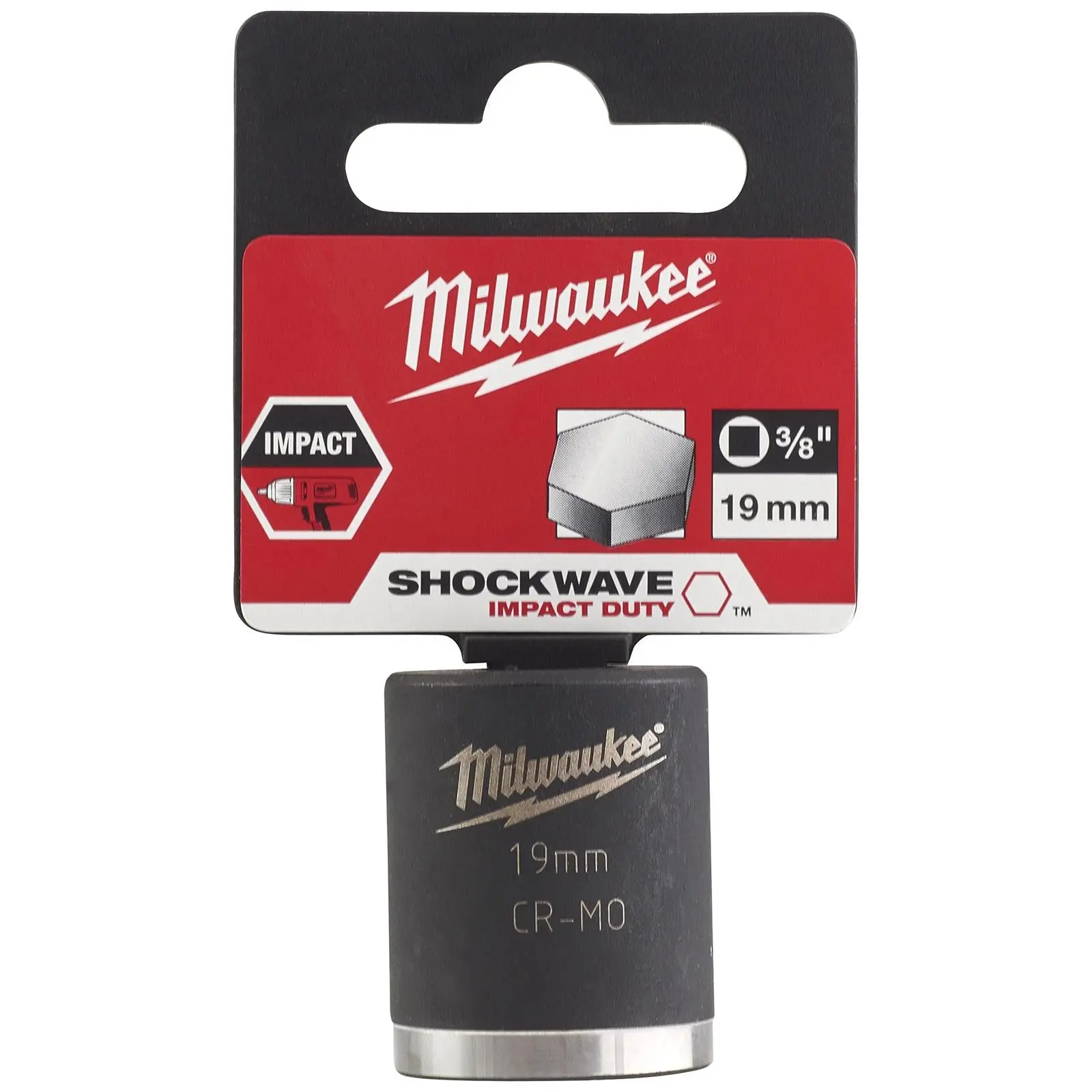 Milwaukee Impact Sockets 3/8" Drive Shockwave Impact Duty - Image 29