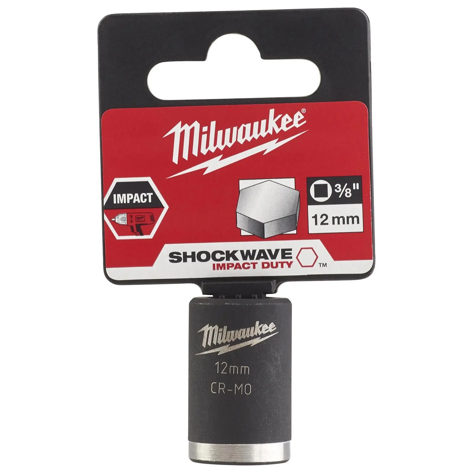Milwaukee Impact Sockets 3/8" Drive Shockwave Impact Duty - Image 35