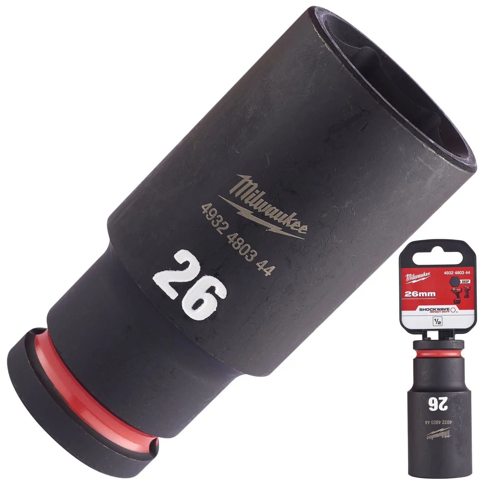 Milwaukee Impact Sockets Deep 1/2" Drive 8-36mm SHOCKWAVE Impact Duty - Image 13