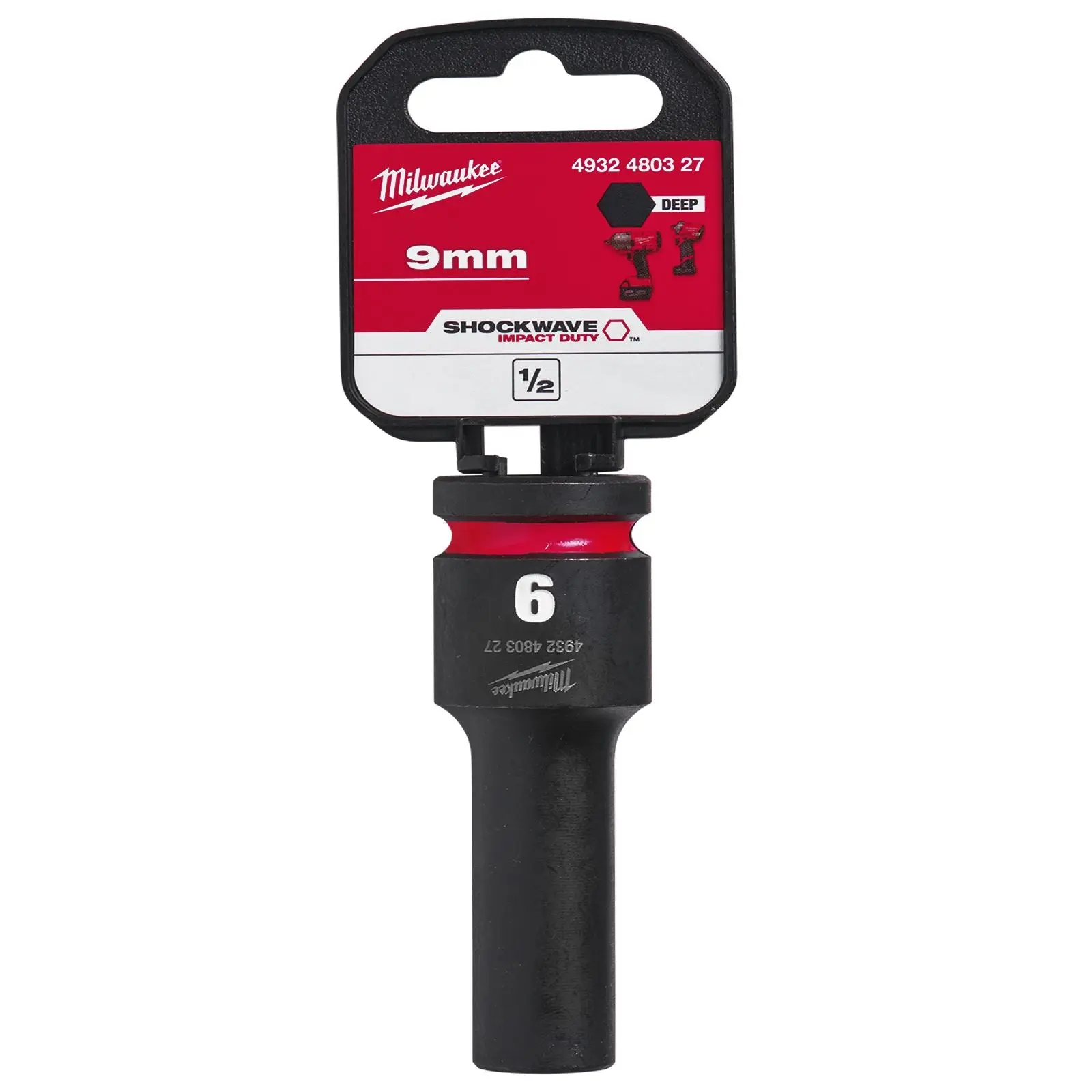 Milwaukee Impact Sockets Deep 1/2" Drive 8-36mm SHOCKWAVE Impact Duty - Image 17