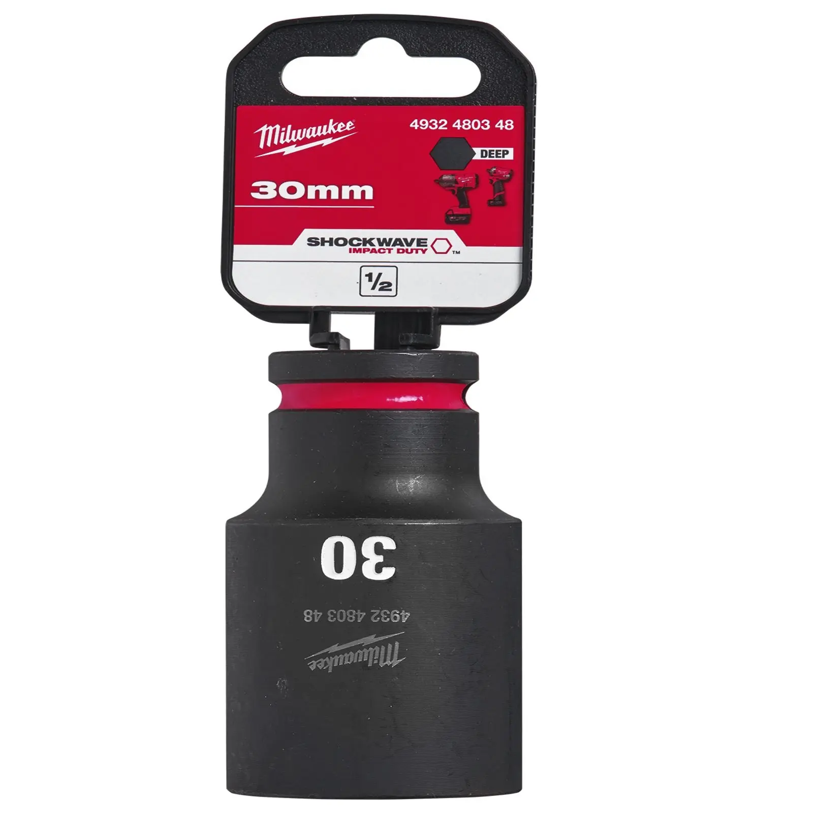 Milwaukee Impact Sockets Deep 1/2" Drive 8-36mm SHOCKWAVE Impact Duty - Image 20