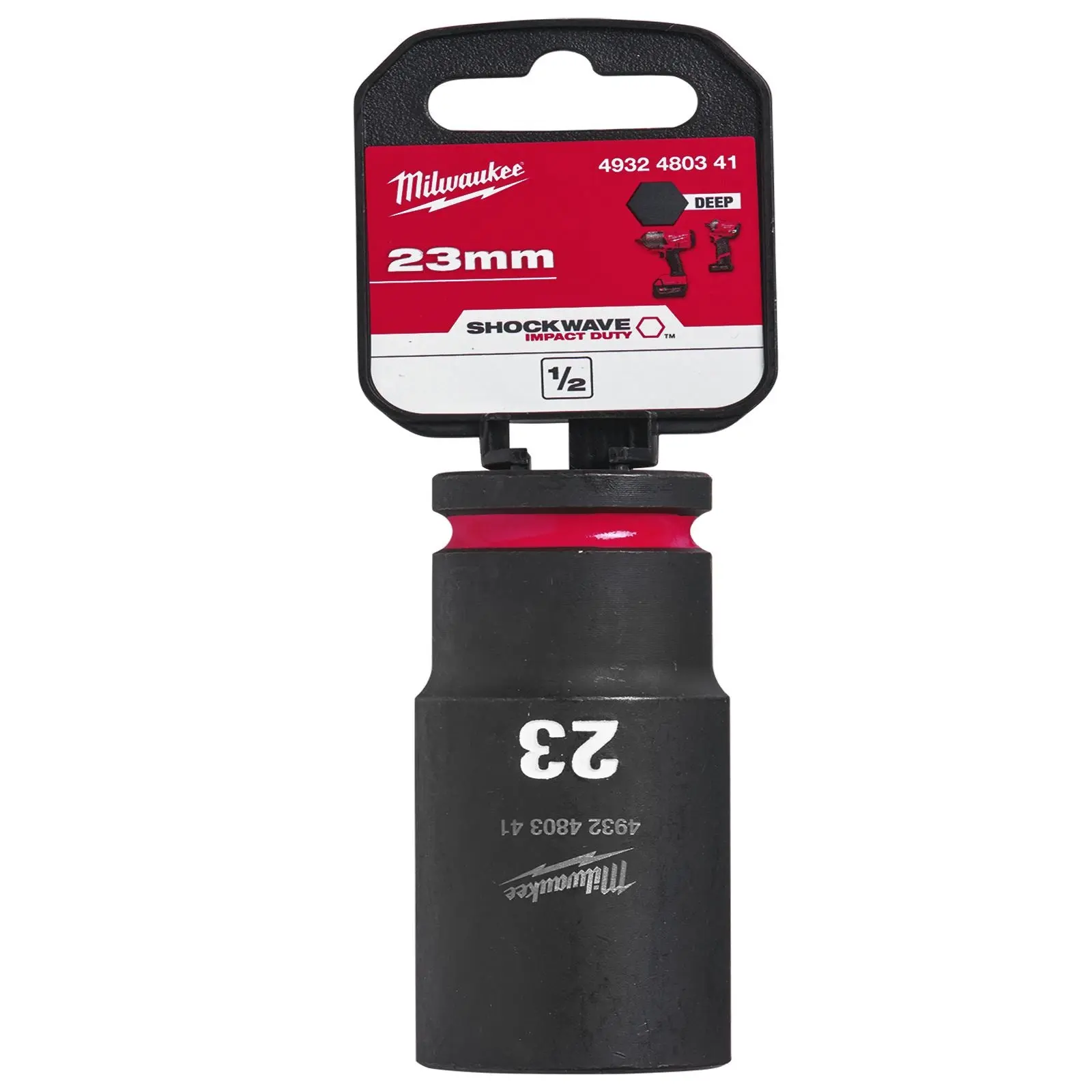 Milwaukee Impact Sockets Deep 1/2" Drive 8-36mm SHOCKWAVE Impact Duty - Image 23