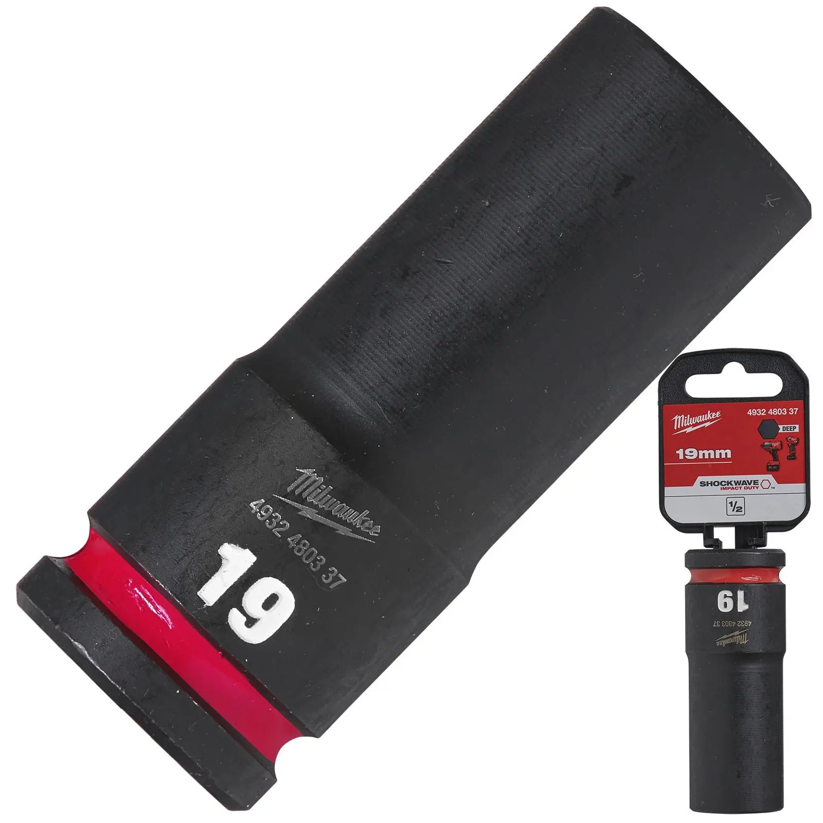 Milwaukee Impact Sockets Deep 1/2" Drive 8-36mm SHOCKWAVE Impact Duty - Image 31