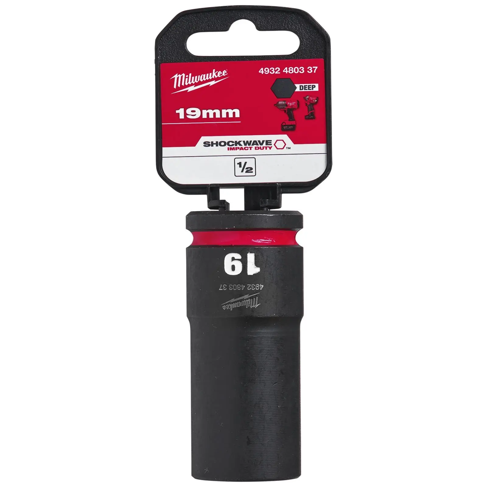 Milwaukee Impact Sockets Deep 1/2" Drive 8-36mm SHOCKWAVE Impact Duty - Image 32