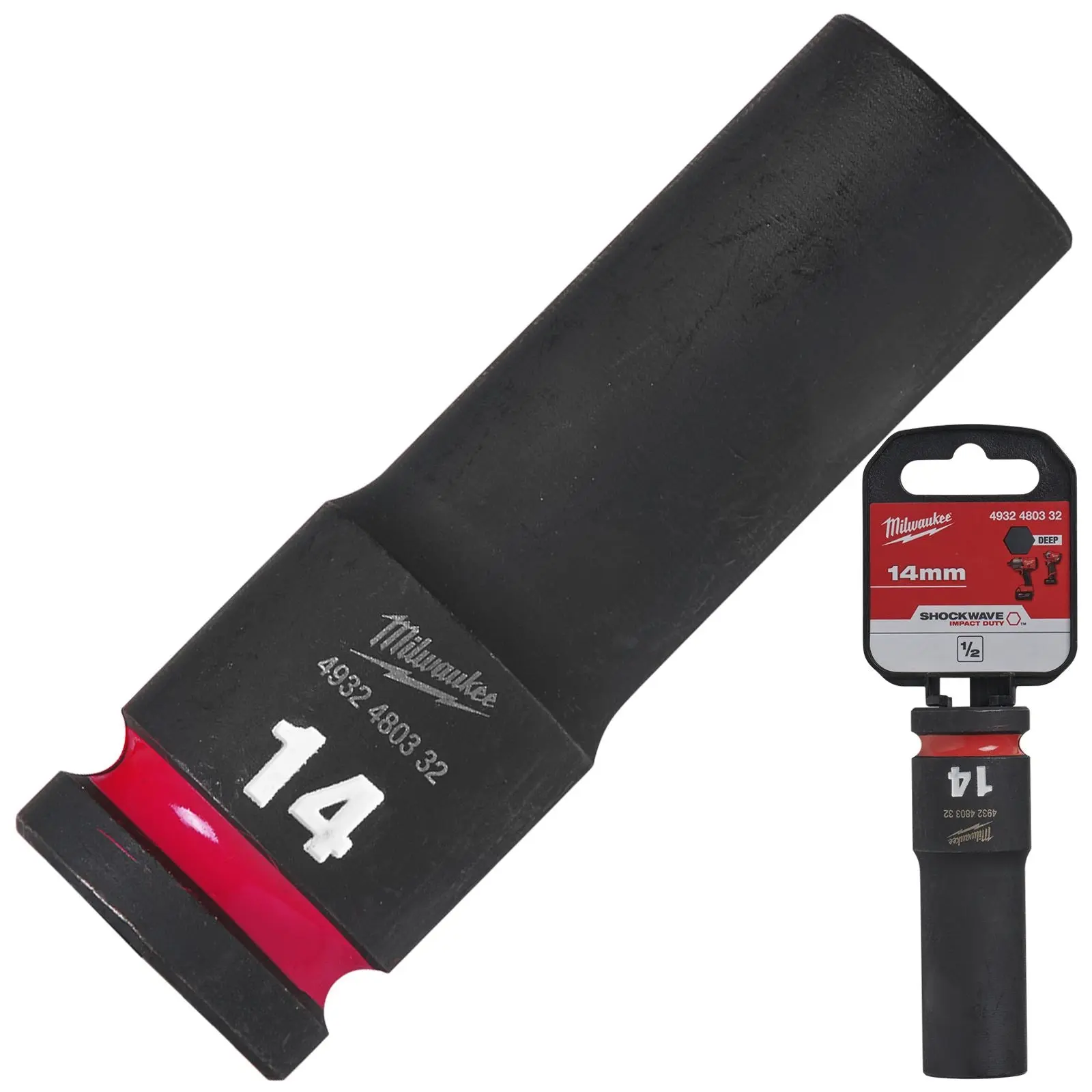 Milwaukee Impact Sockets Deep 1/2" Drive 8-36mm SHOCKWAVE Impact Duty - Image 40