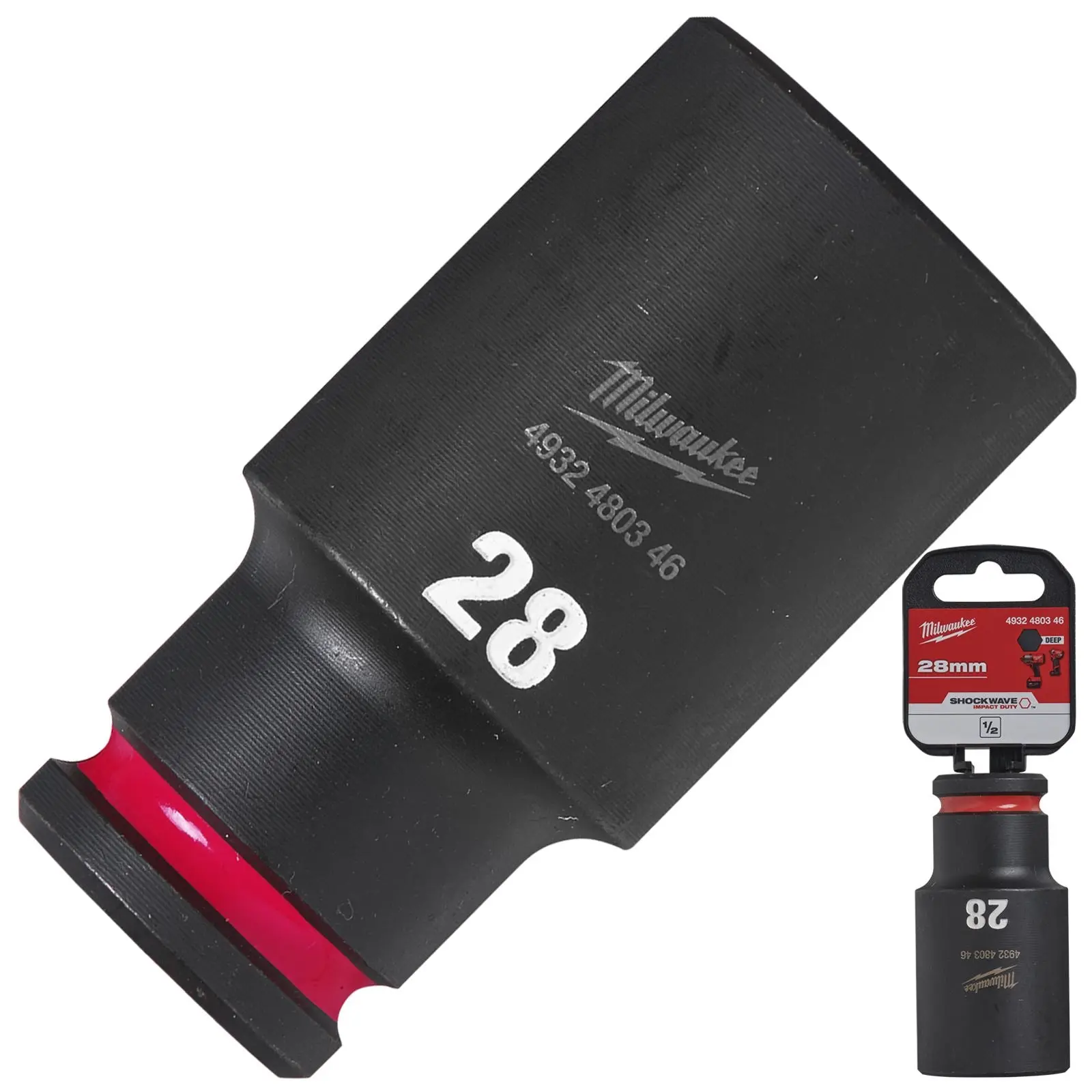 Milwaukee Impact Sockets Deep 1/2" Drive 8-36mm SHOCKWAVE Impact Duty - Image 67
