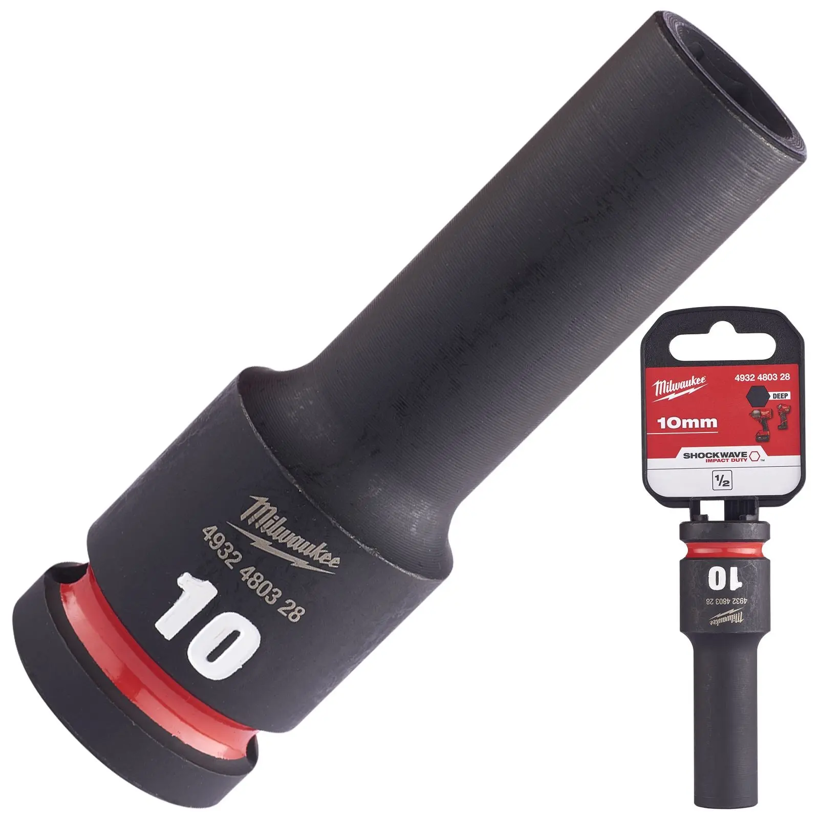 Milwaukee Impact Sockets Deep 1/2" Drive 8-36mm SHOCKWAVE Impact Duty - Image 7
