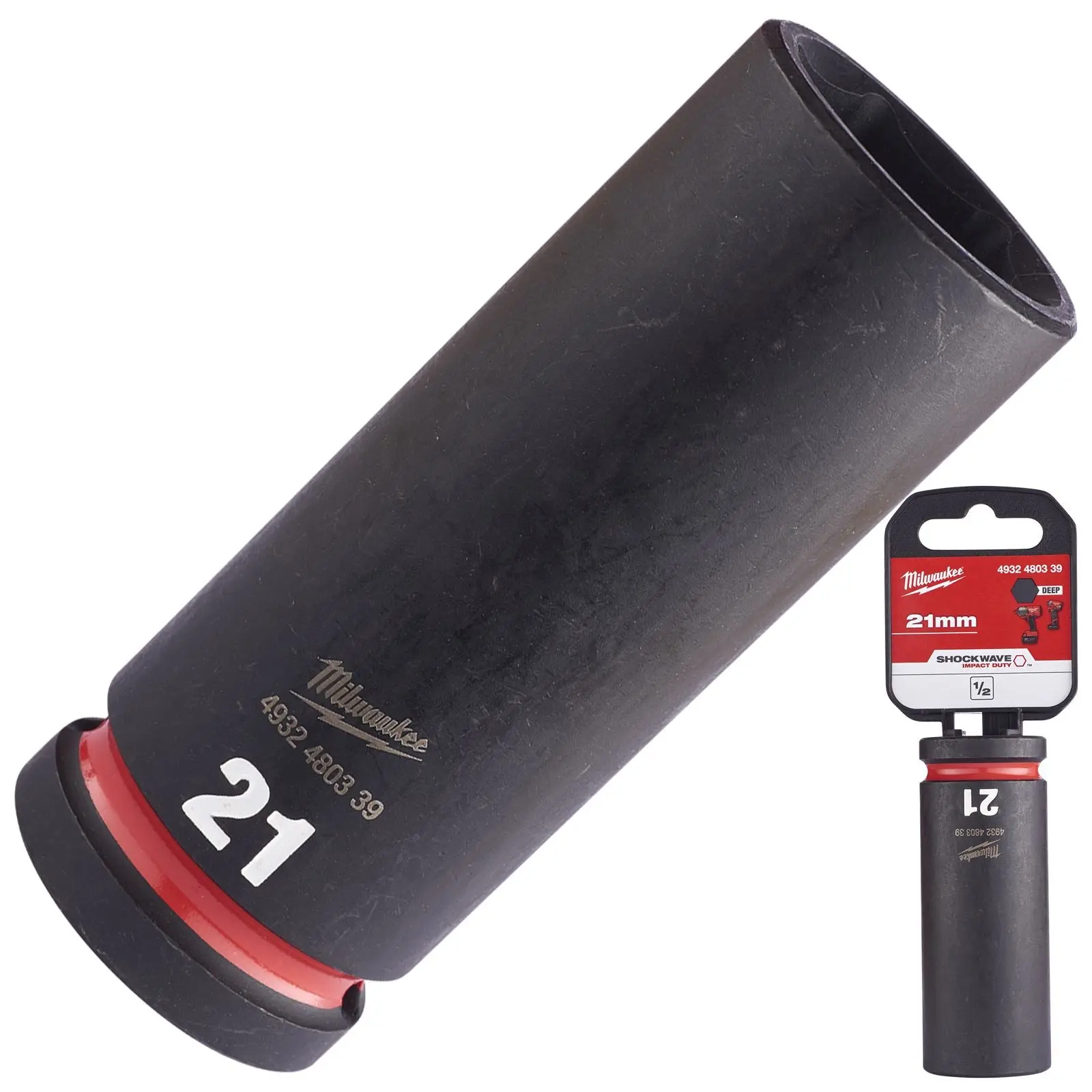 Milwaukee Impact Sockets Deep 1/2" Drive 8-36mm SHOCKWAVE Impact Duty - Image 76