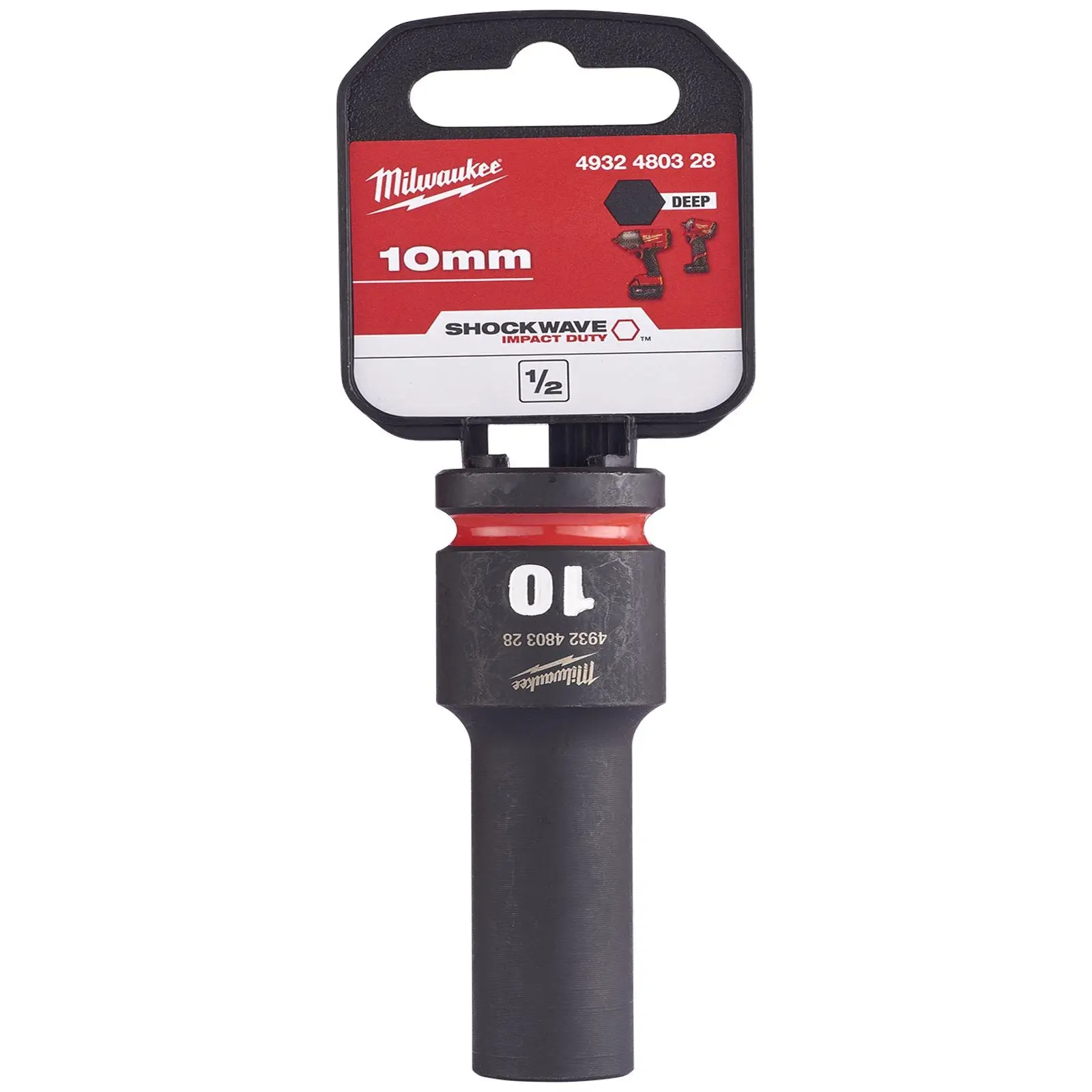Milwaukee Impact Sockets Deep 1/2" Drive 8-36mm SHOCKWAVE Impact Duty - Image 8