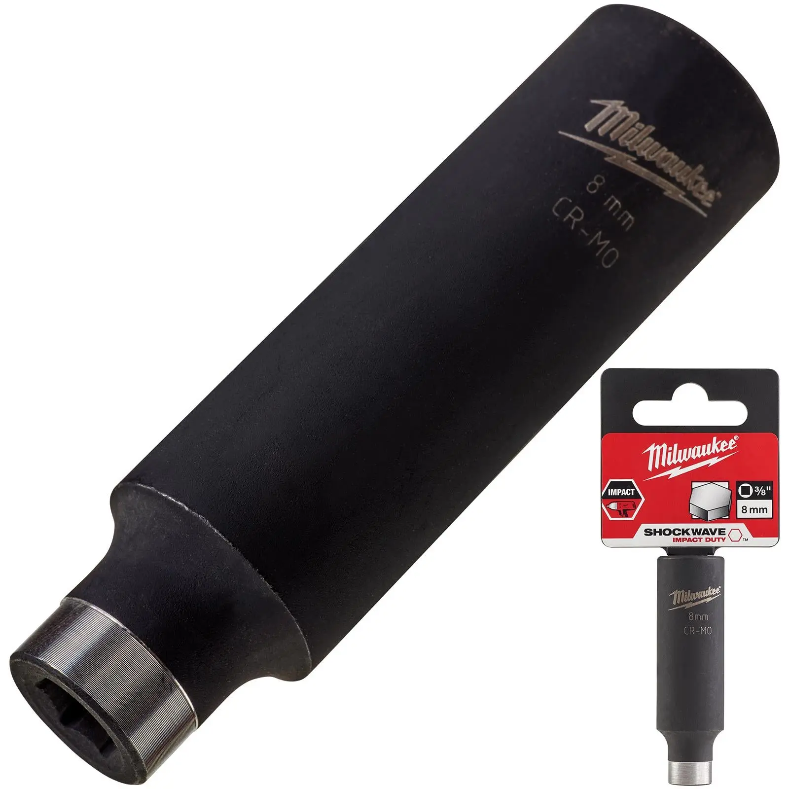 Milwaukee Impact Sockets Deep 3/8" Drive Shockwave Impact Duty - Image 10