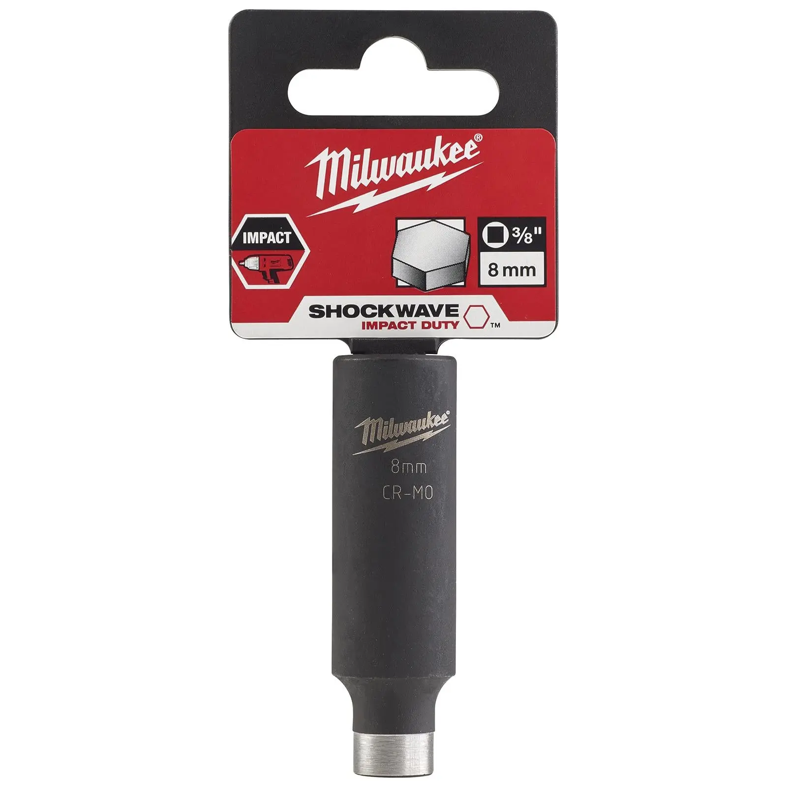 Milwaukee Impact Sockets Deep 3/8" Drive Shockwave Impact Duty - Image 11