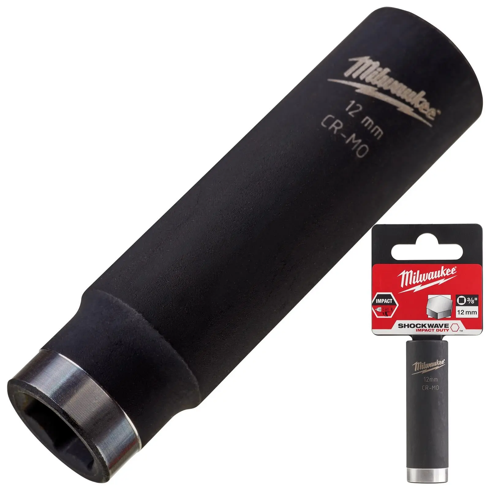 Milwaukee Impact Sockets Deep 3/8" Drive Shockwave Impact Duty - Image 13