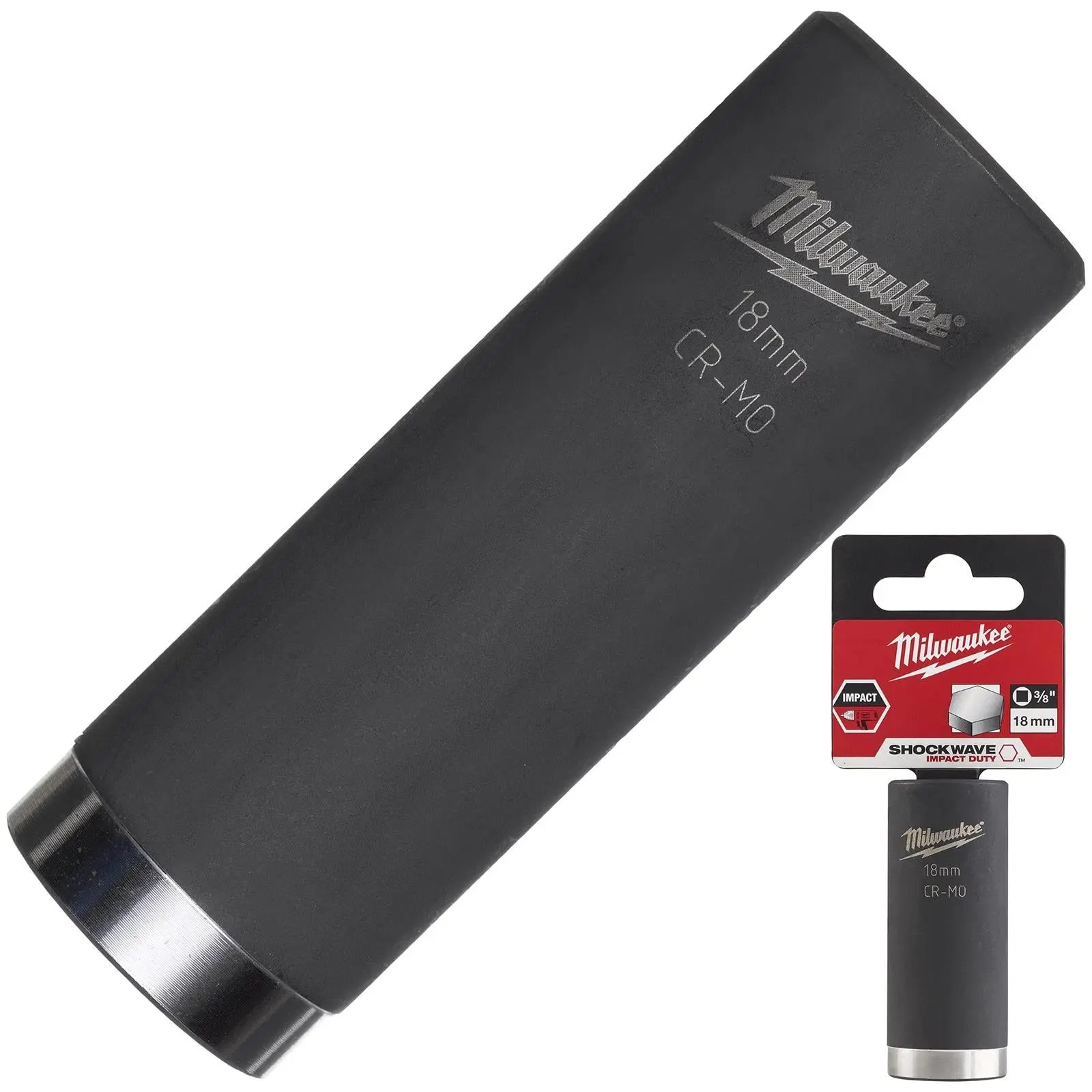 Milwaukee Impact Sockets Deep 3/8" Drive Shockwave Impact Duty - Image 25