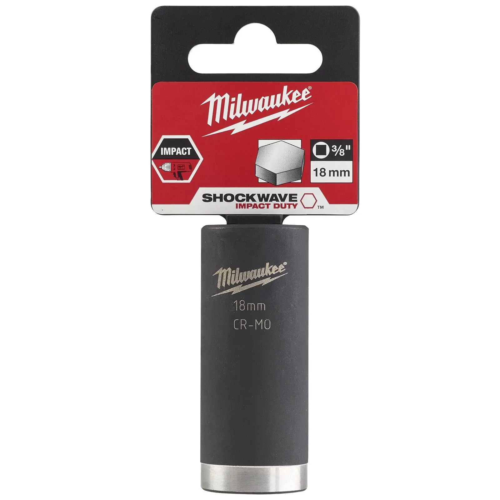 Milwaukee Impact Sockets Deep 3/8" Drive Shockwave Impact Duty - Image 26