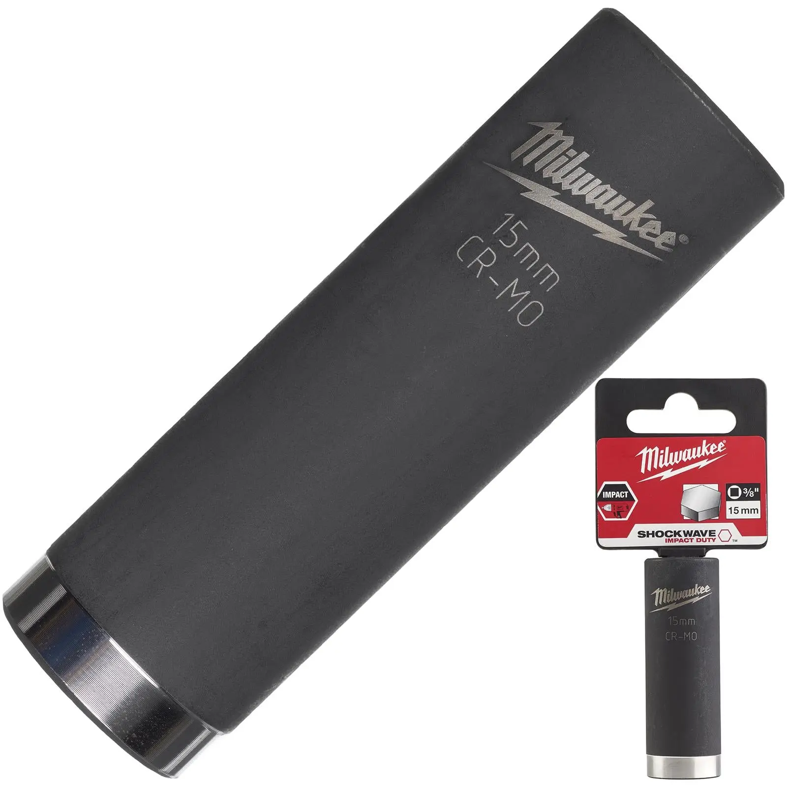 Milwaukee Impact Sockets Deep 3/8" Drive Shockwave Impact Duty - Image 31
