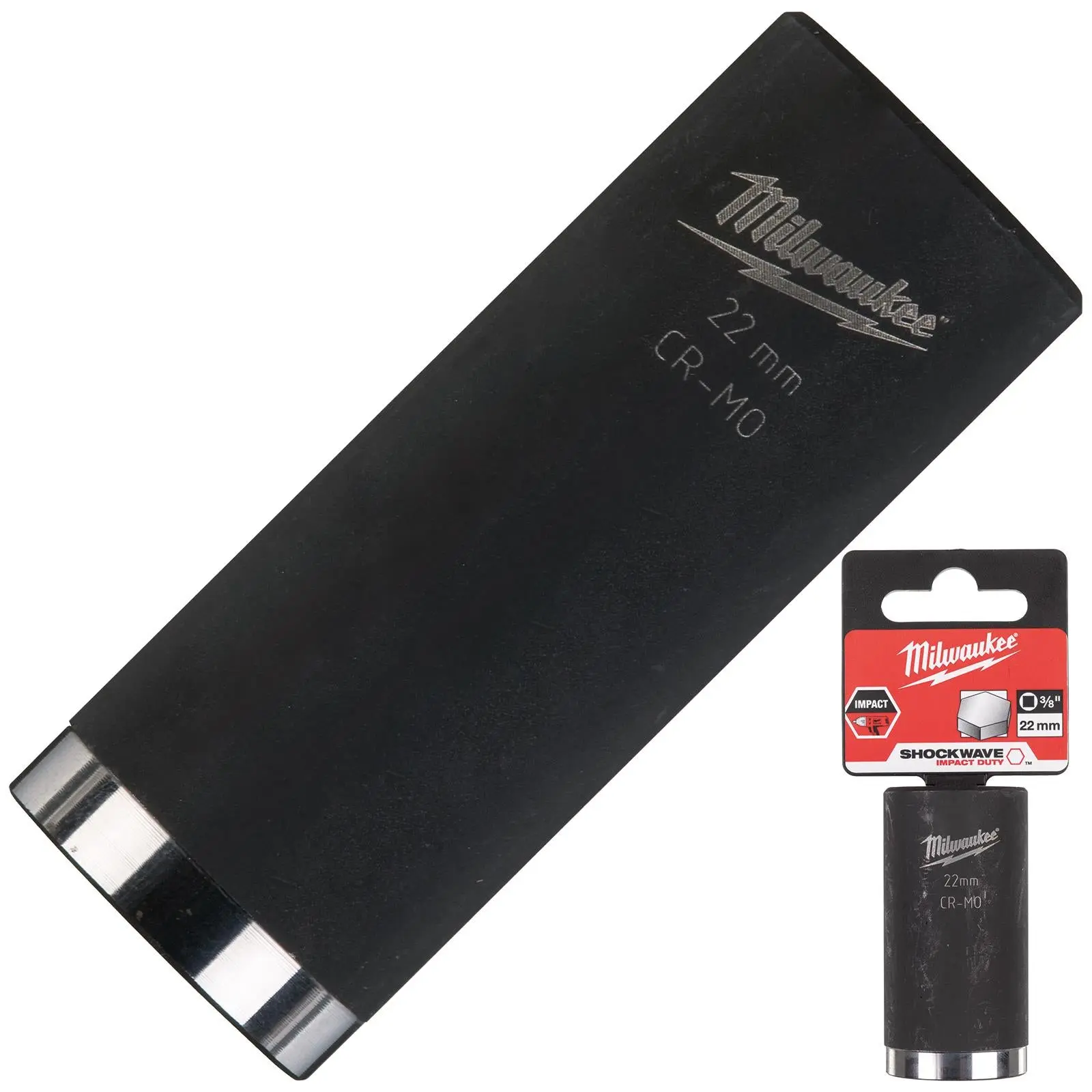 Milwaukee Impact Sockets Deep 3/8" Drive Shockwave Impact Duty - Image 34
