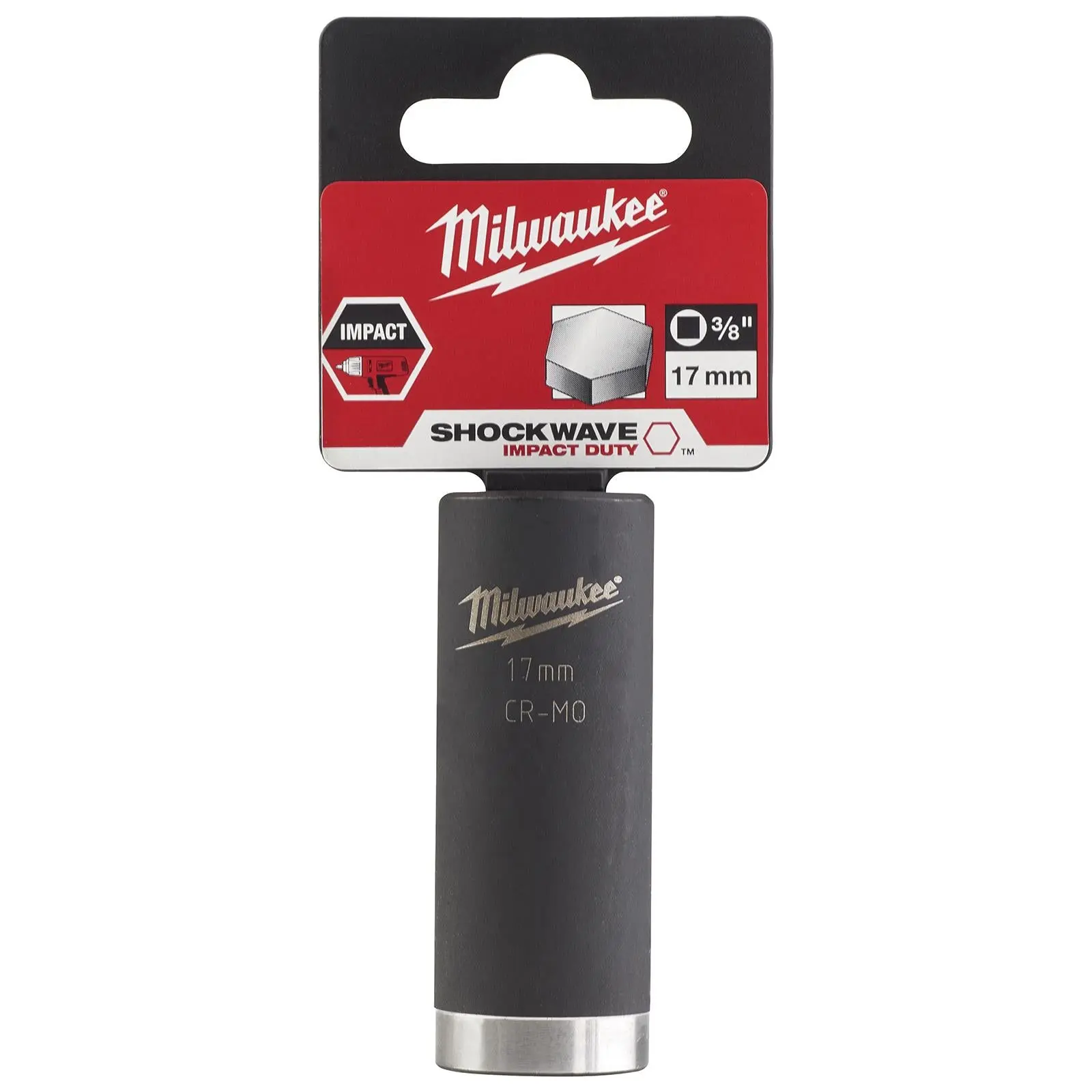 Milwaukee Impact Sockets Deep 3/8" Drive Shockwave Impact Duty - Image 5