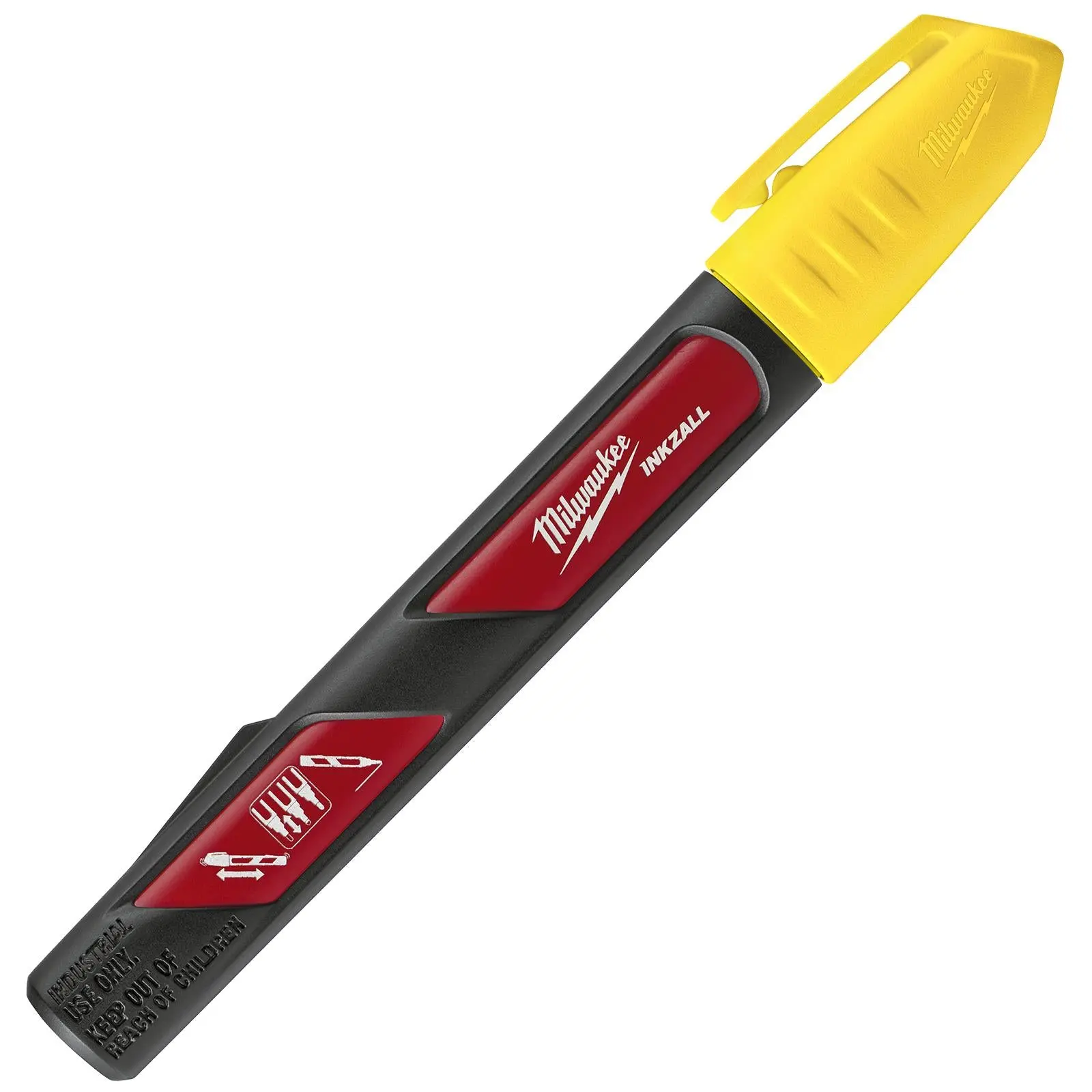 Milwaukee INKZALL Liquid Paint Marker Pen Yellow - Image 3