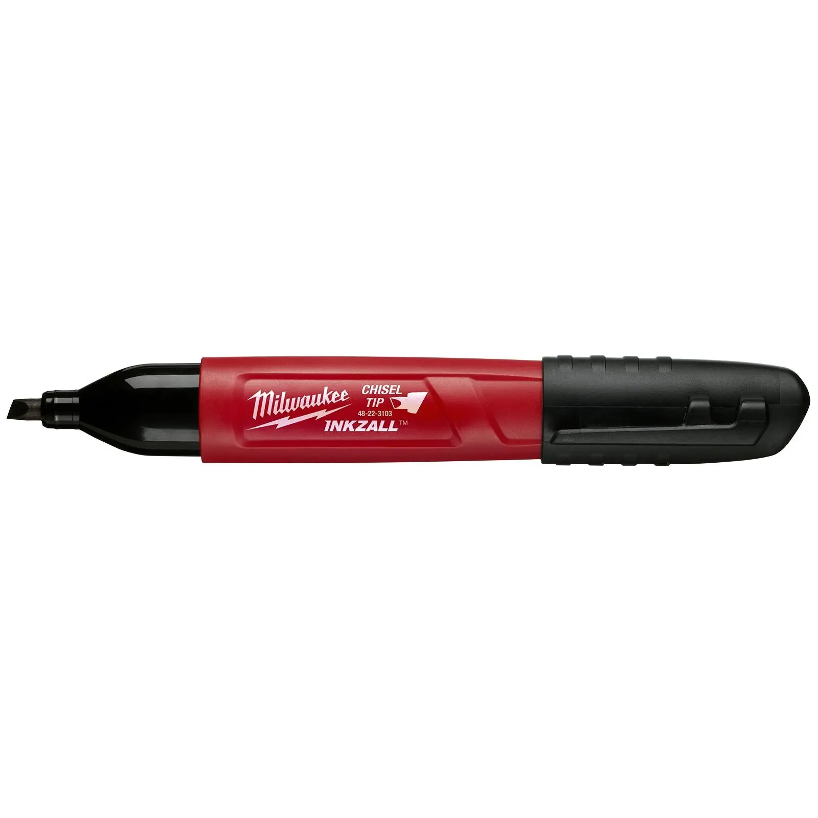 Milwaukee INKZALL Permanent Marker Chisel Point 1-4.8mm Black - Image 4