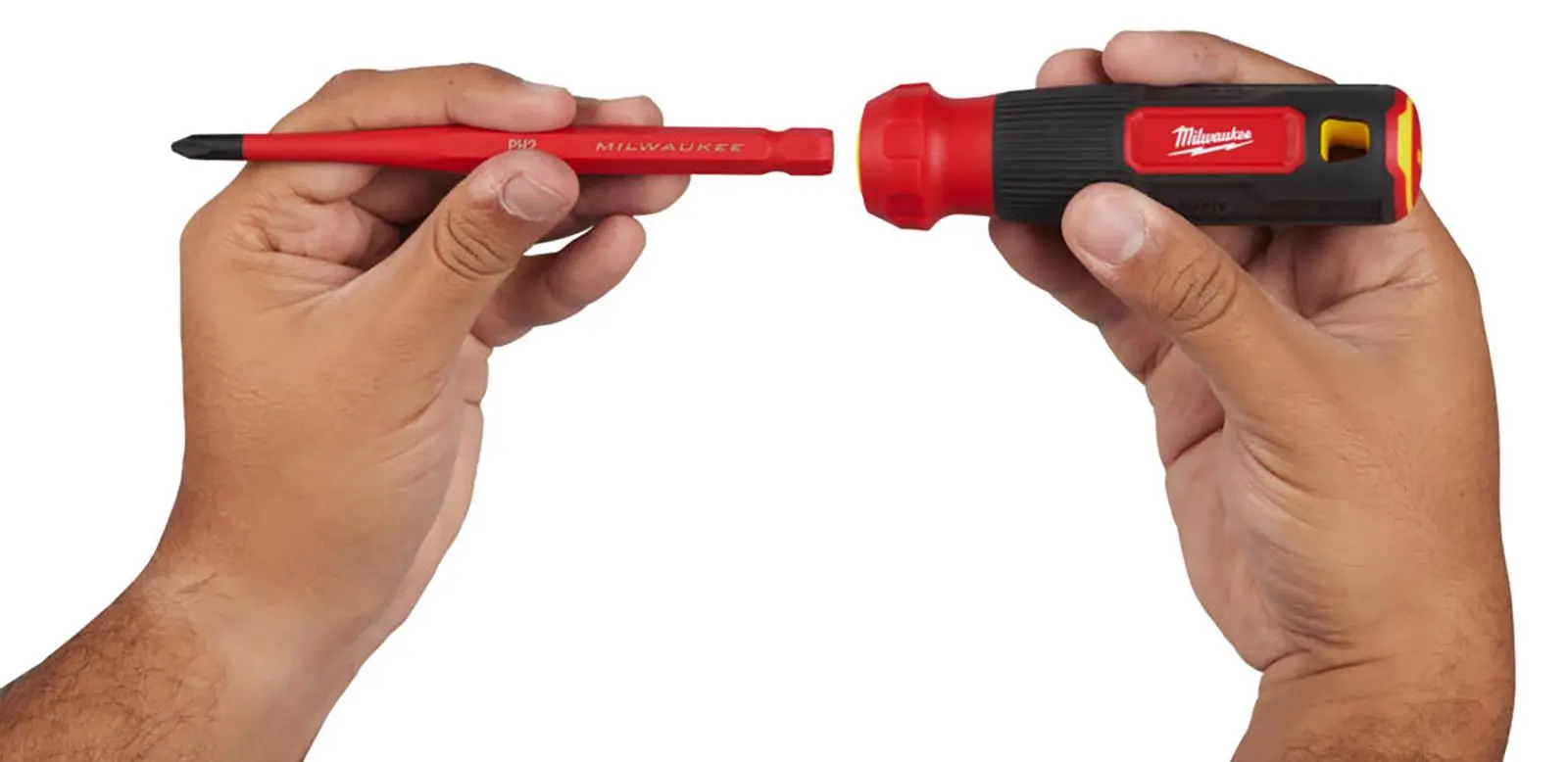 Milwaukee Insulated 4 In 1 Multi Shank Screwdriver Set VDE Torx T10-T25 Slim Shank - Image 3