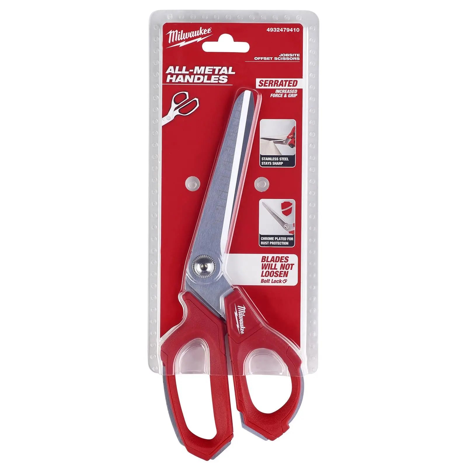 Milwaukee Jobsite Offset Scissors 115mm Blade - Image 3