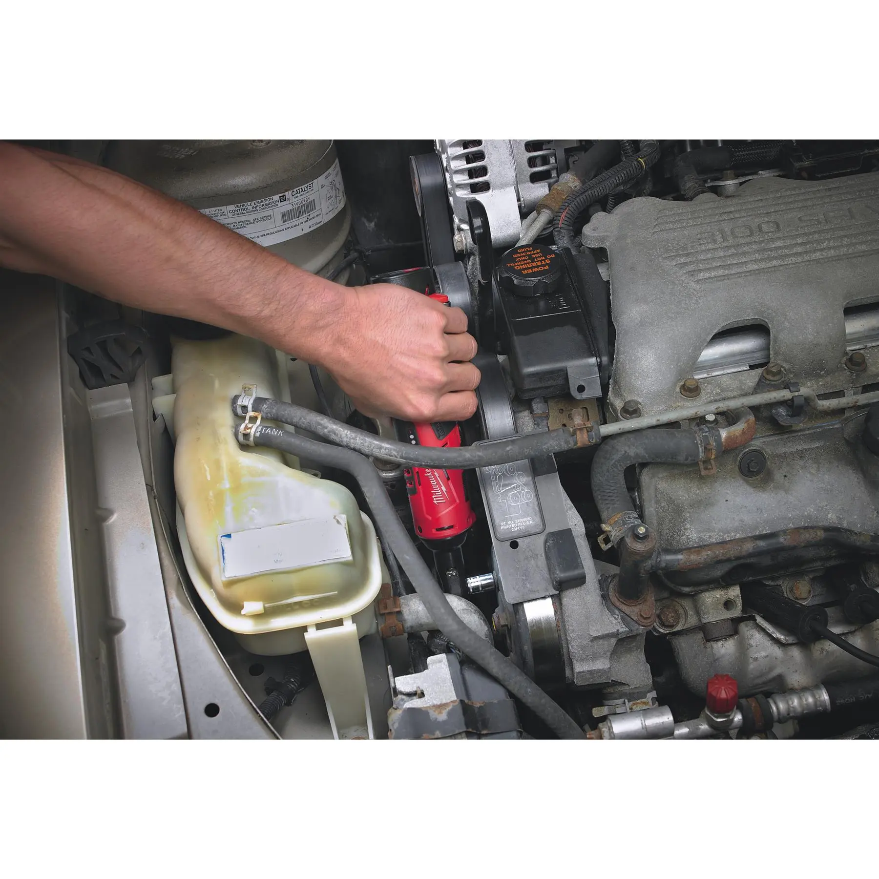 Milwaukee M12 12V 3/8" Drive Cordless Sub Compact Ratchet 2Ah Battery + Charger M12IR-201B 3/8 - Image 5