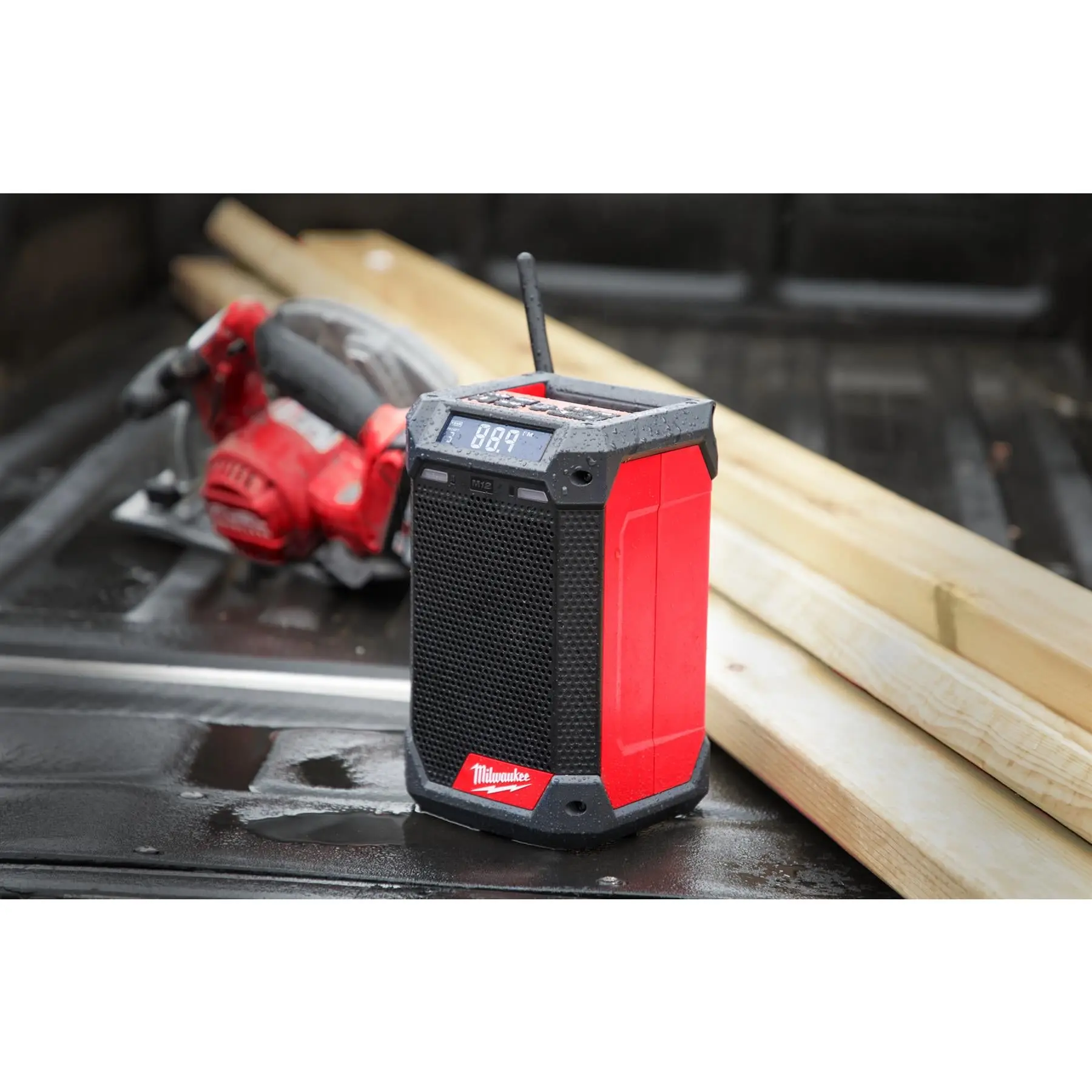 Milwaukee M12 12V Cordless Radio and Charger DAB+ Bare Unit M12RCDAB+-0 - Image 10