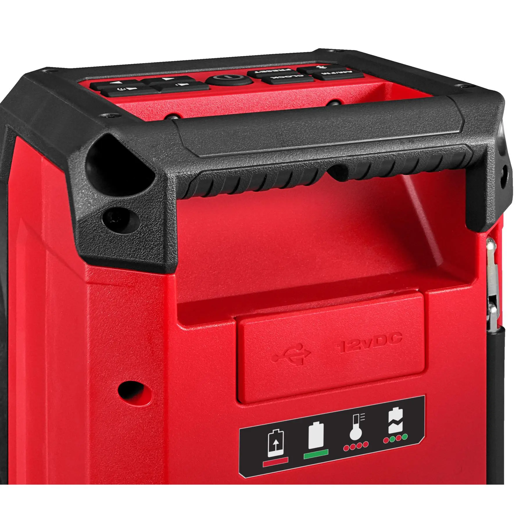 Milwaukee M12 12V Cordless Radio and Charger DAB+ Bare Unit M12RCDAB+-0 - Image 8