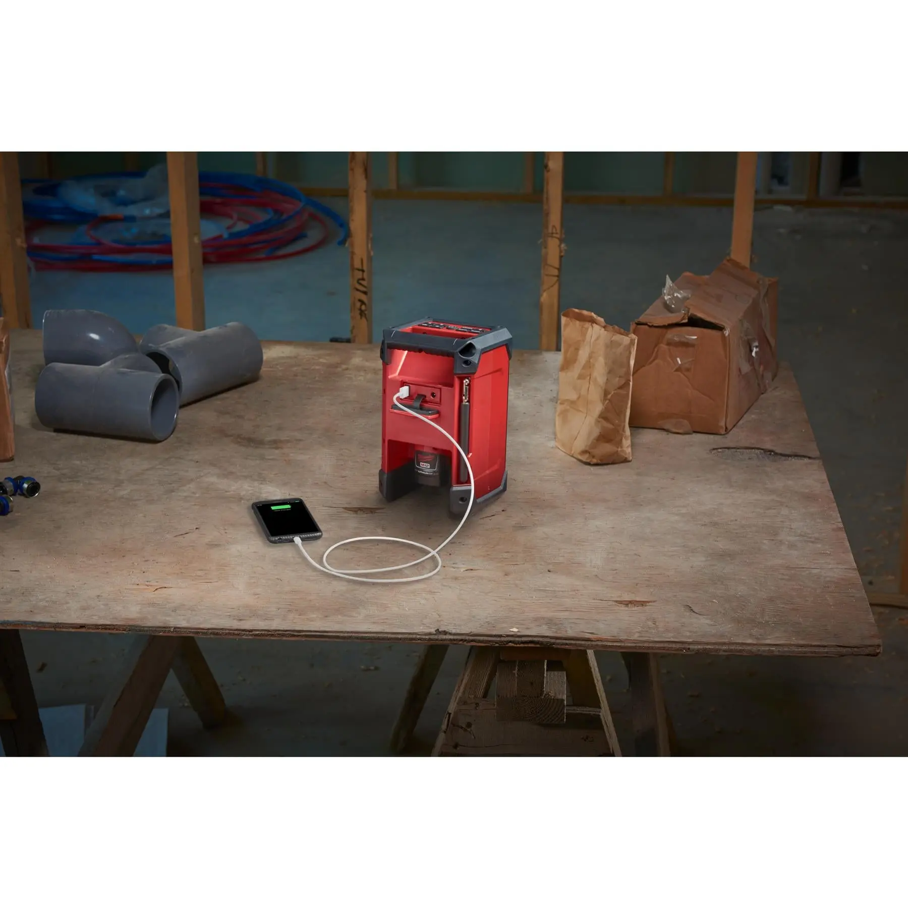 Milwaukee M12 12V Cordless Radio and Charger DAB+ Bare Unit M12RCDAB+-0 - Image 9