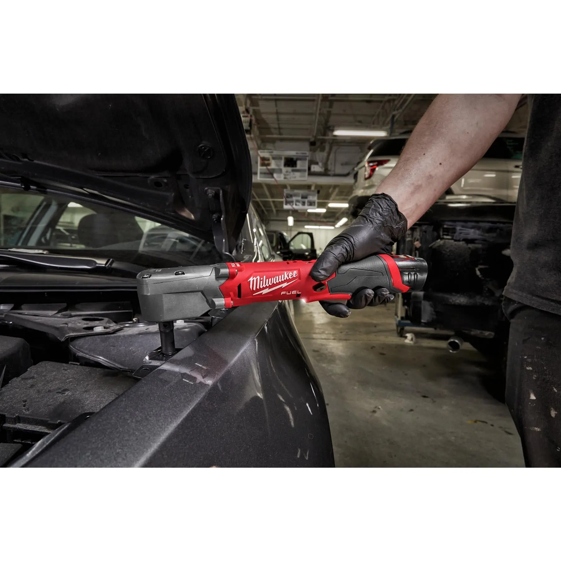 Milwaukee M12 12V Fuel 1/2" Right Angle Impact Wrench With Friction Ring Bare Unit M12FRAIWF12-0 - Image 5