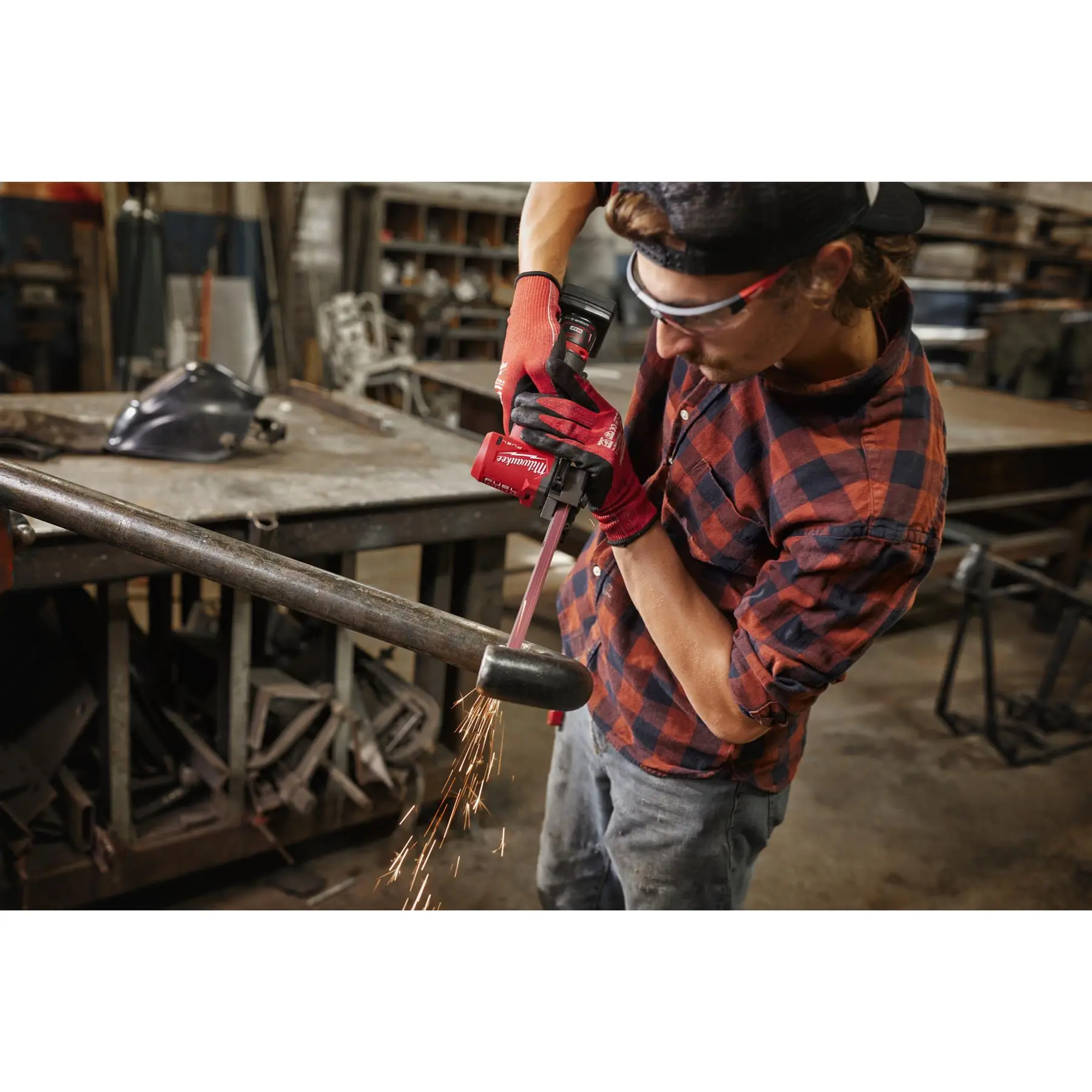 Milwaukee M12 12V Fuel Cordless Band File 13mm Belt Sander Bare Unit M12FBFL13-0 - Image 12