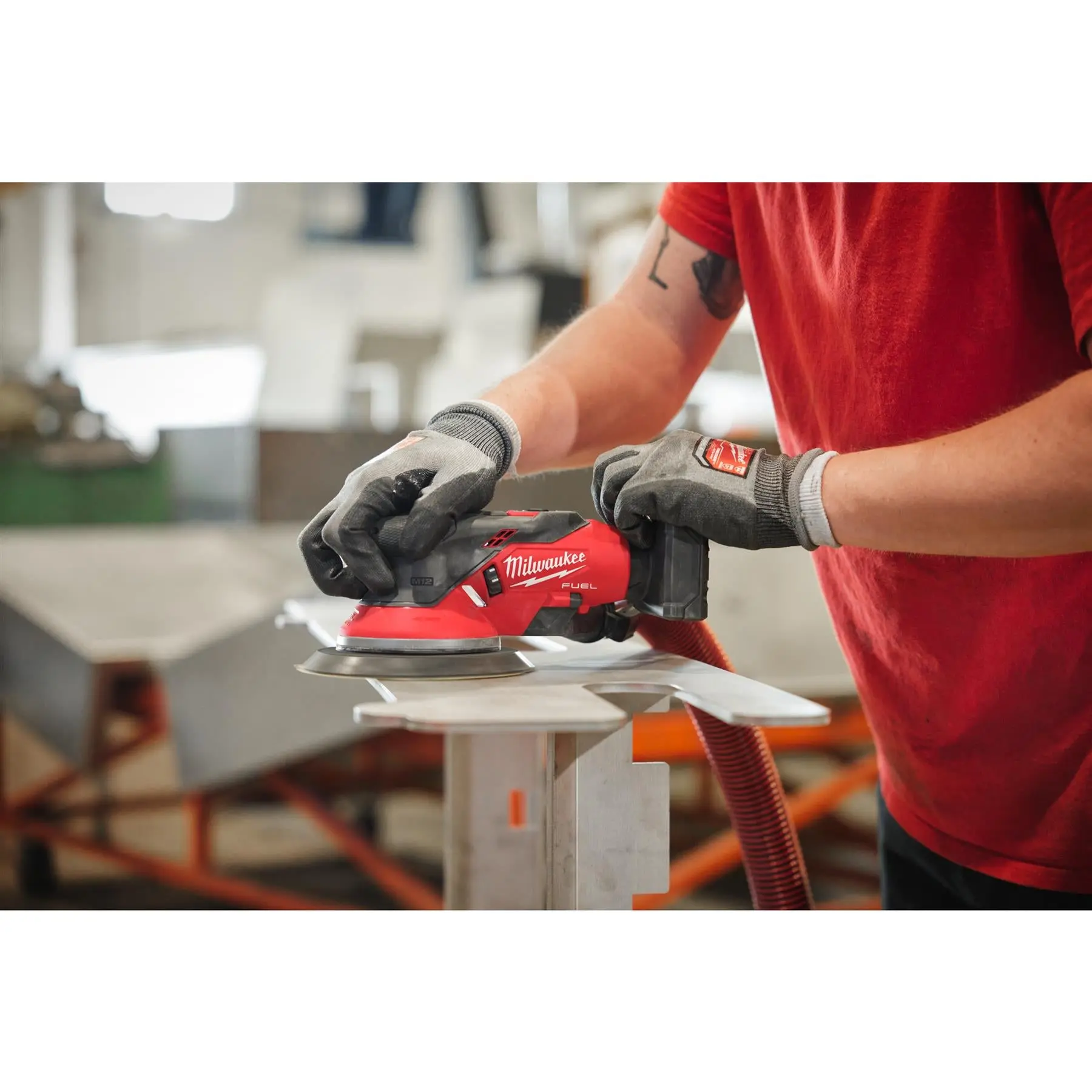 Milwaukee M12 Fuel 12V 150mm Cordless Random Orbital Sander with 5mm Orbit Bare Unit M12FROS5-0 - Image 16