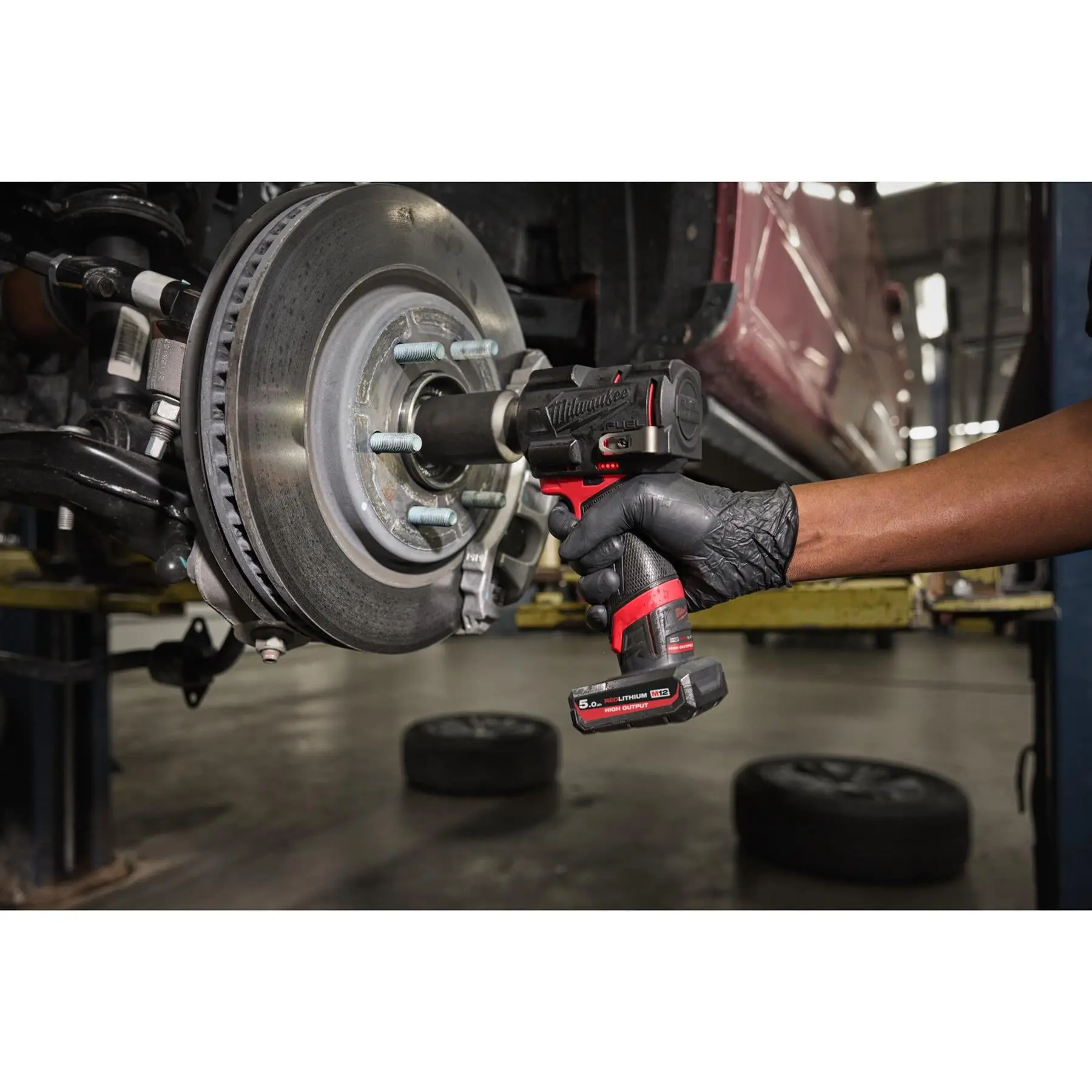 Milwaukee M12 Fuel 12V 3/8" Drive Cordless Compact Impact Wrench Friction Ring 2 x 5Ah HO Battery + Charger M12FCIWF38G3-502X - Image 10