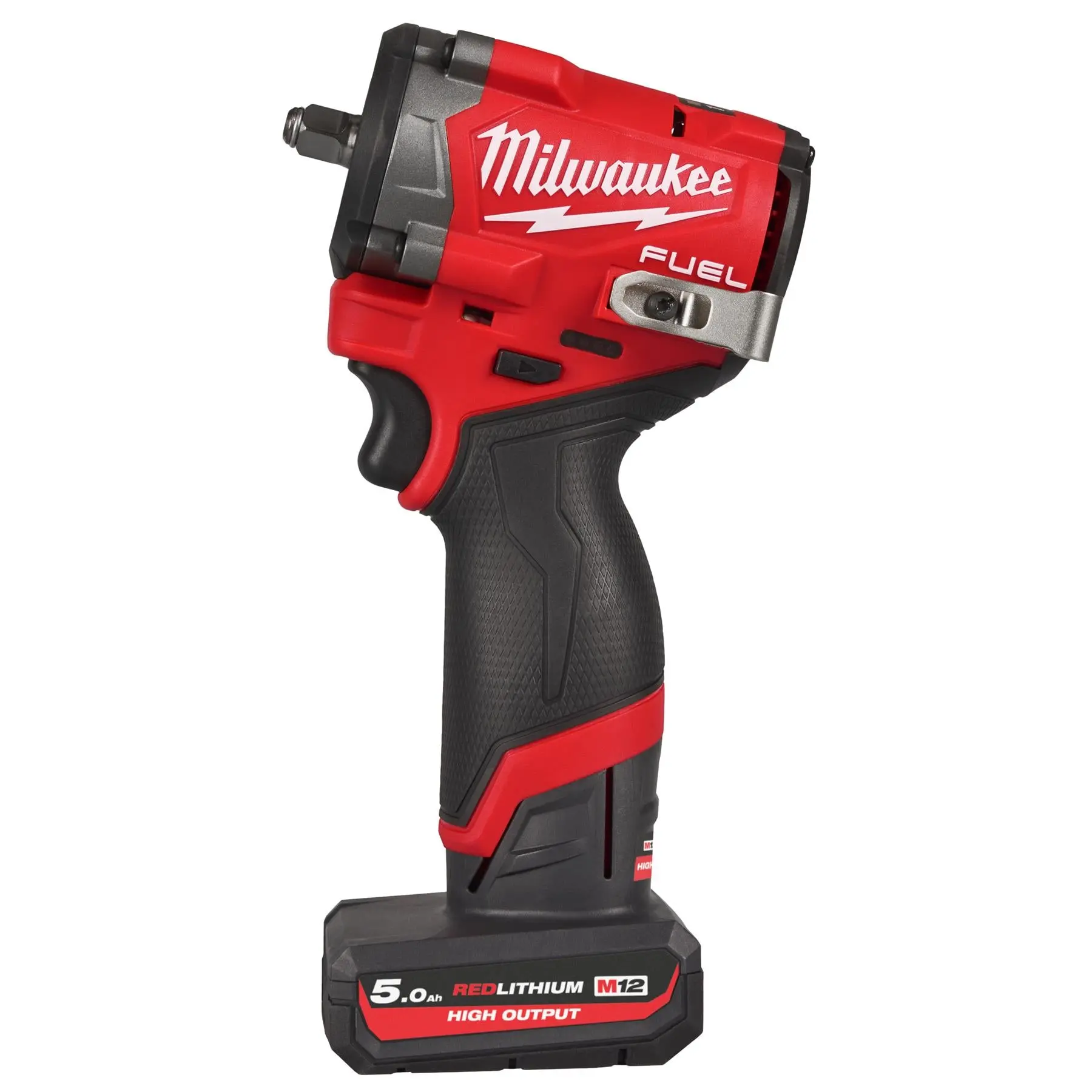 Milwaukee M12 Fuel 12V 3/8" Drive Cordless Compact Impact Wrench Friction Ring 2 x 5Ah HO Battery + Charger M12FCIWF38G3-502X - Image 2