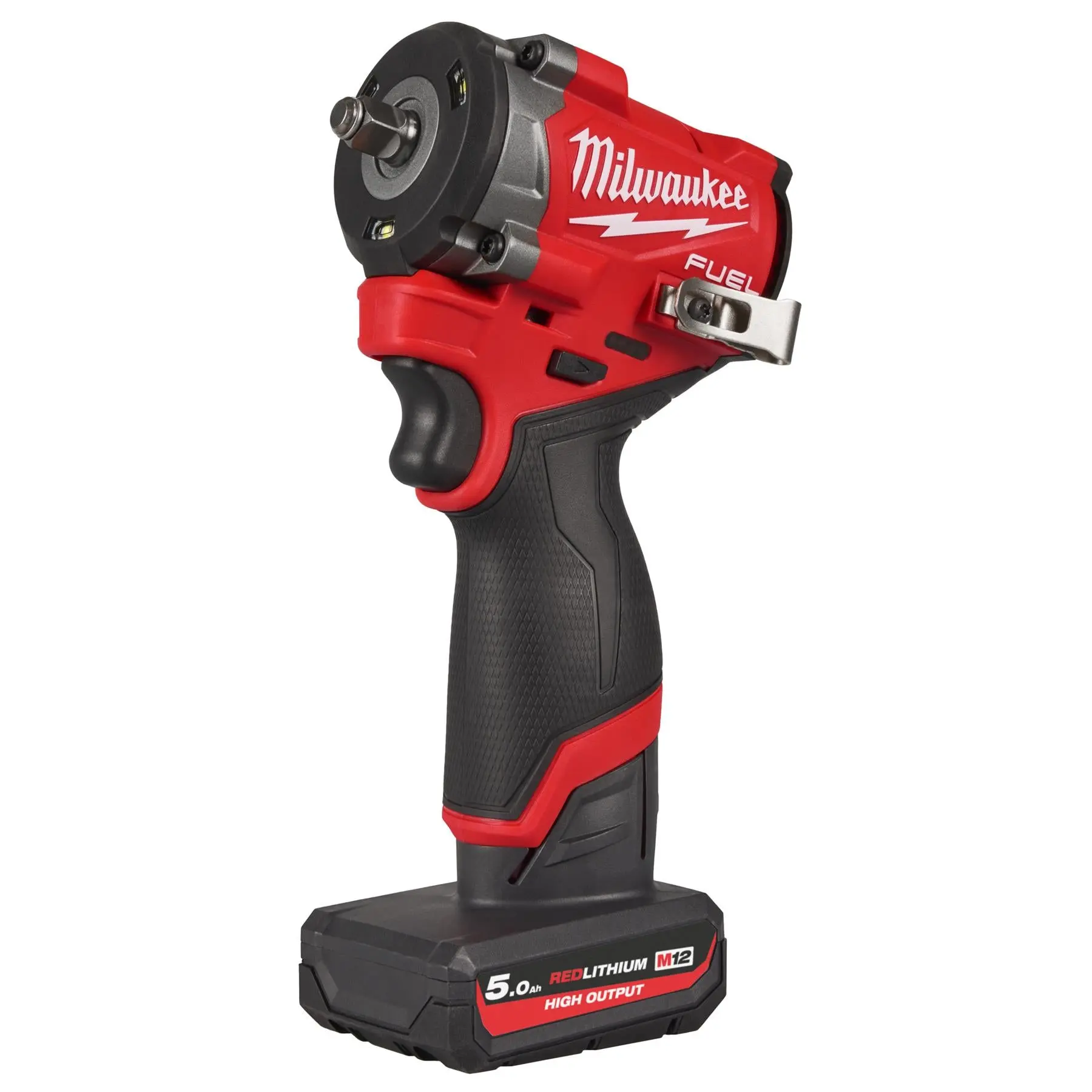 Milwaukee M12 Fuel 12V 3/8" Drive Cordless Compact Impact Wrench Friction Ring 2 x 5Ah HO Battery + Charger M12FCIWF38G3-502X - Image 3