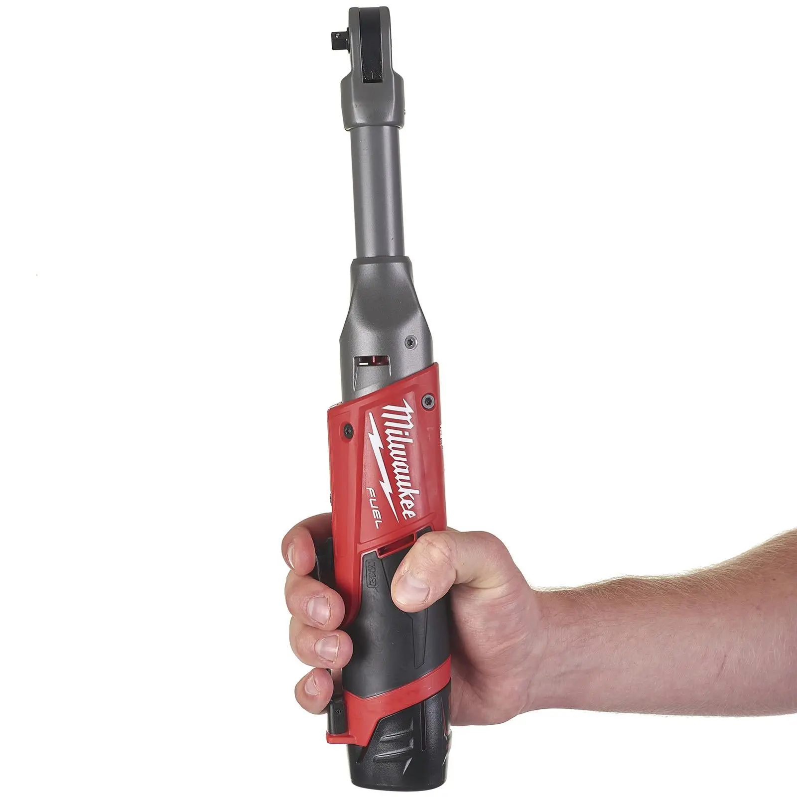 Milwaukee M12 Fuel 12V 3/8" Drive Cordless Extended Reach Ratchet Bare Unit M12FIR38LR-0 - Image 8
