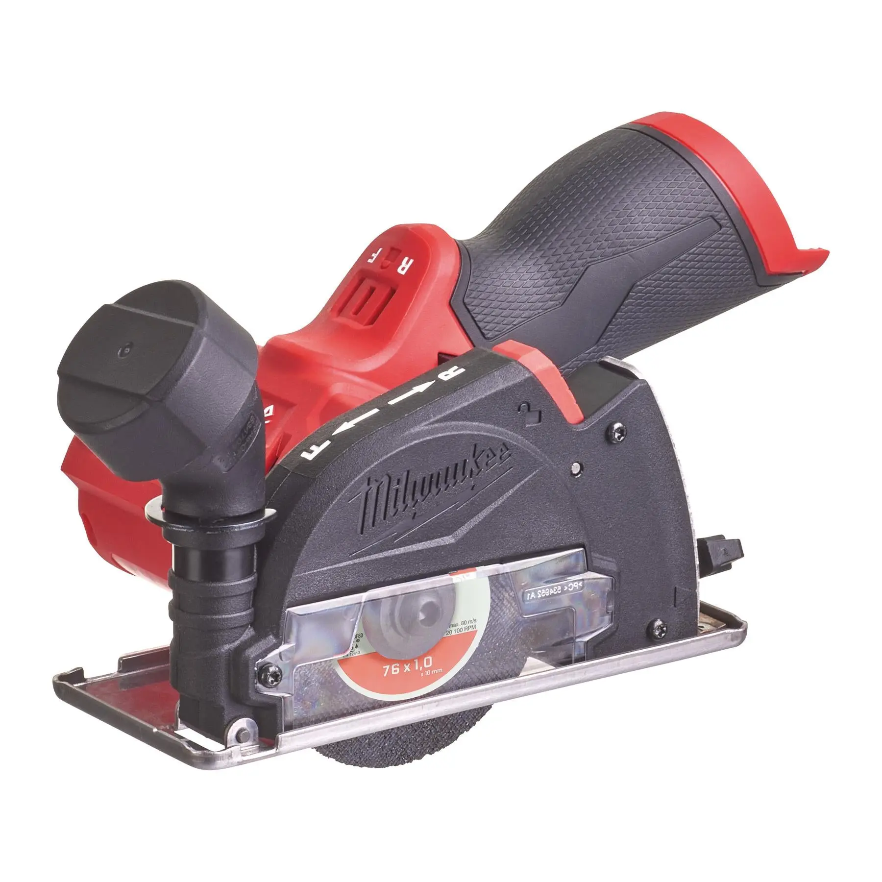 Milwaukee M12 Fuel 12V Sub Compact Multi Material Cordless Cut Off Tool 76mm Blade Bare Unit M12FCOT-0
